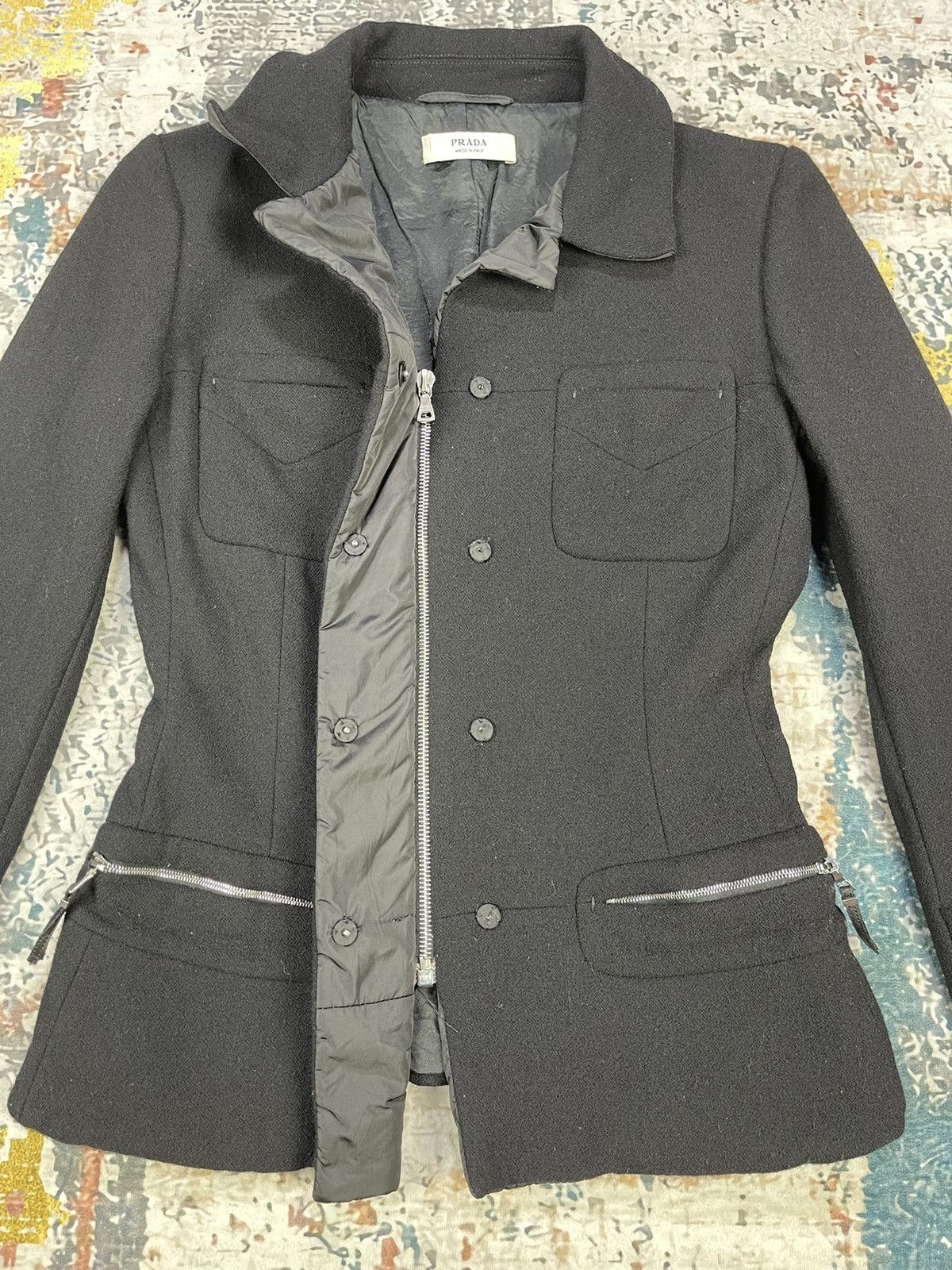 Prada Vintage Prada Lightweights Down Suit Jackets Size S / US 4 / IT 40 - 6 Thumbnail