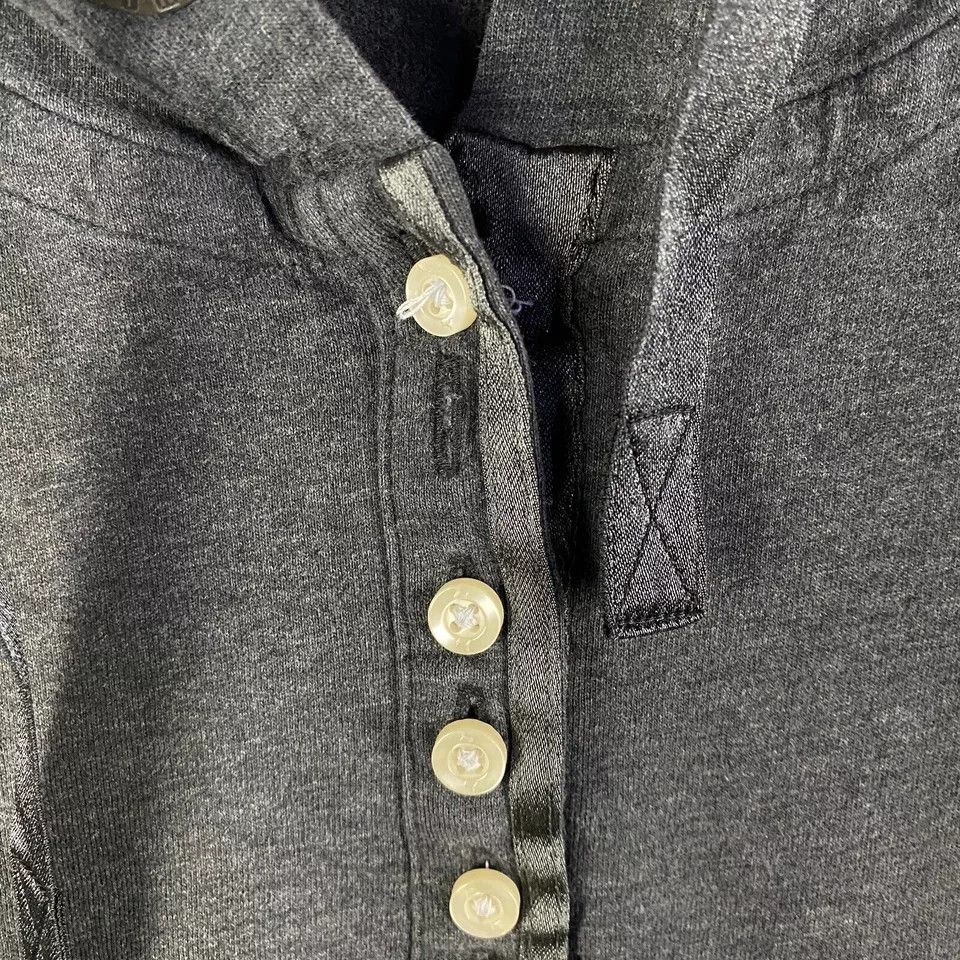 Puma Puma Hoodie Women's XL Gray Henley Pullover Drawstring Size XL / US 12-14 / IT 48-50 - 3 Thumbnail