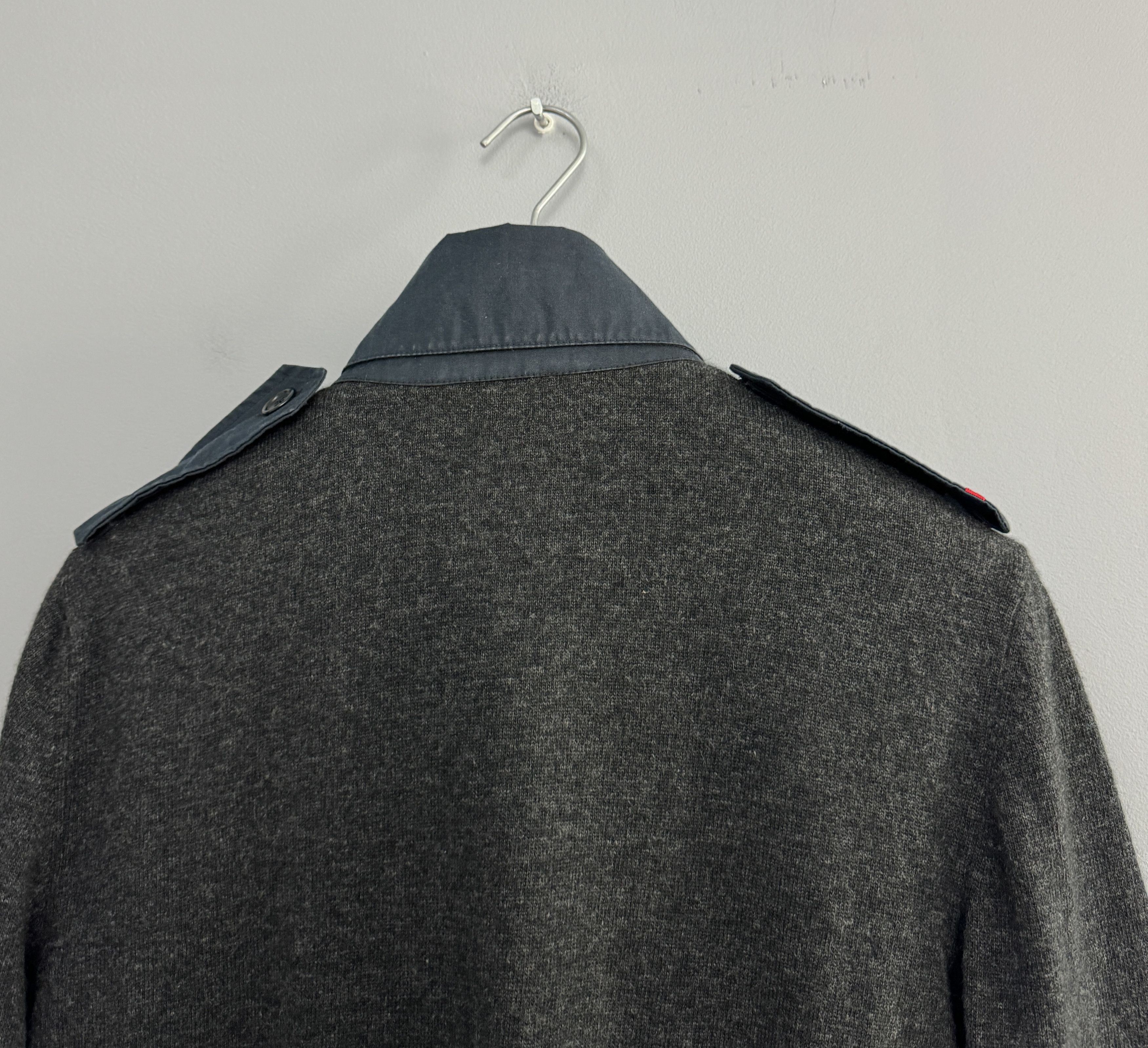 Prada PRADA Wool Sweater Jacket Cardigan Gray Size 44 Full Zip Size M / US 6-8 / IT 42-44 - 14 Thumbnail