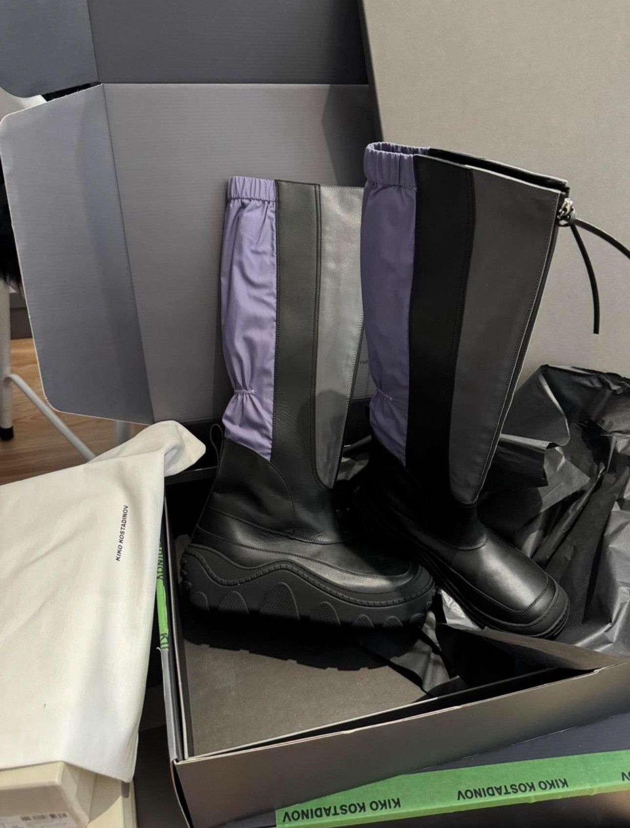 Kiko Kostadinov Kiko Kostadinov × Loro Piana Maiden High Boot Size US 9 / EU 42 - 4 Thumbnail