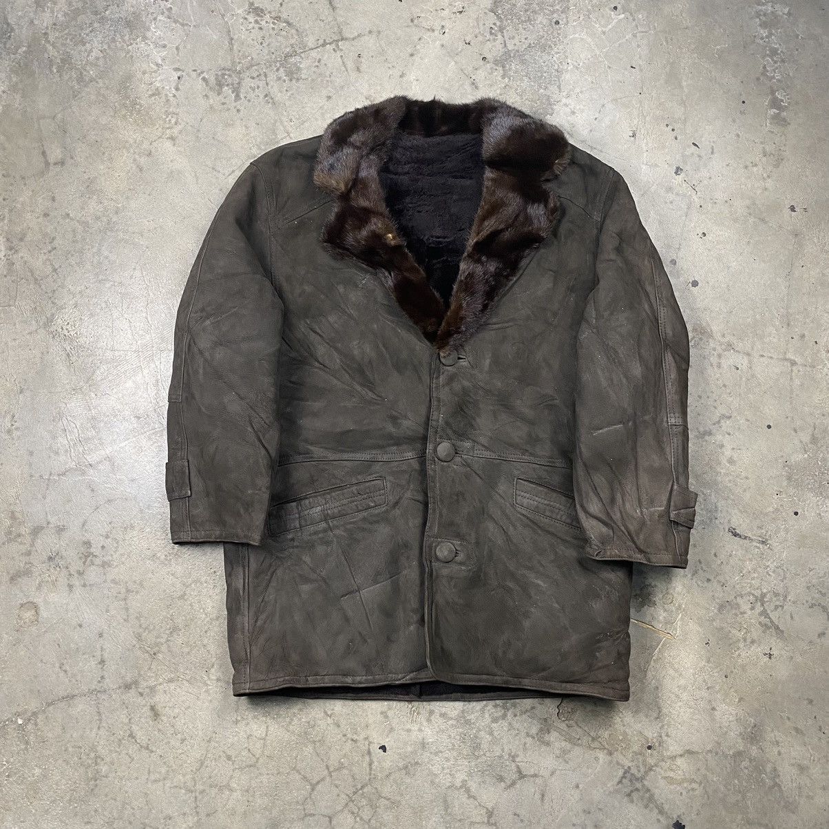 If Six Was Nine 90s Vicjoy Japan Sunfaded Double Breasted Coat Jacket Size US L / EU 52-54 / 3 - 1 Thumbnail