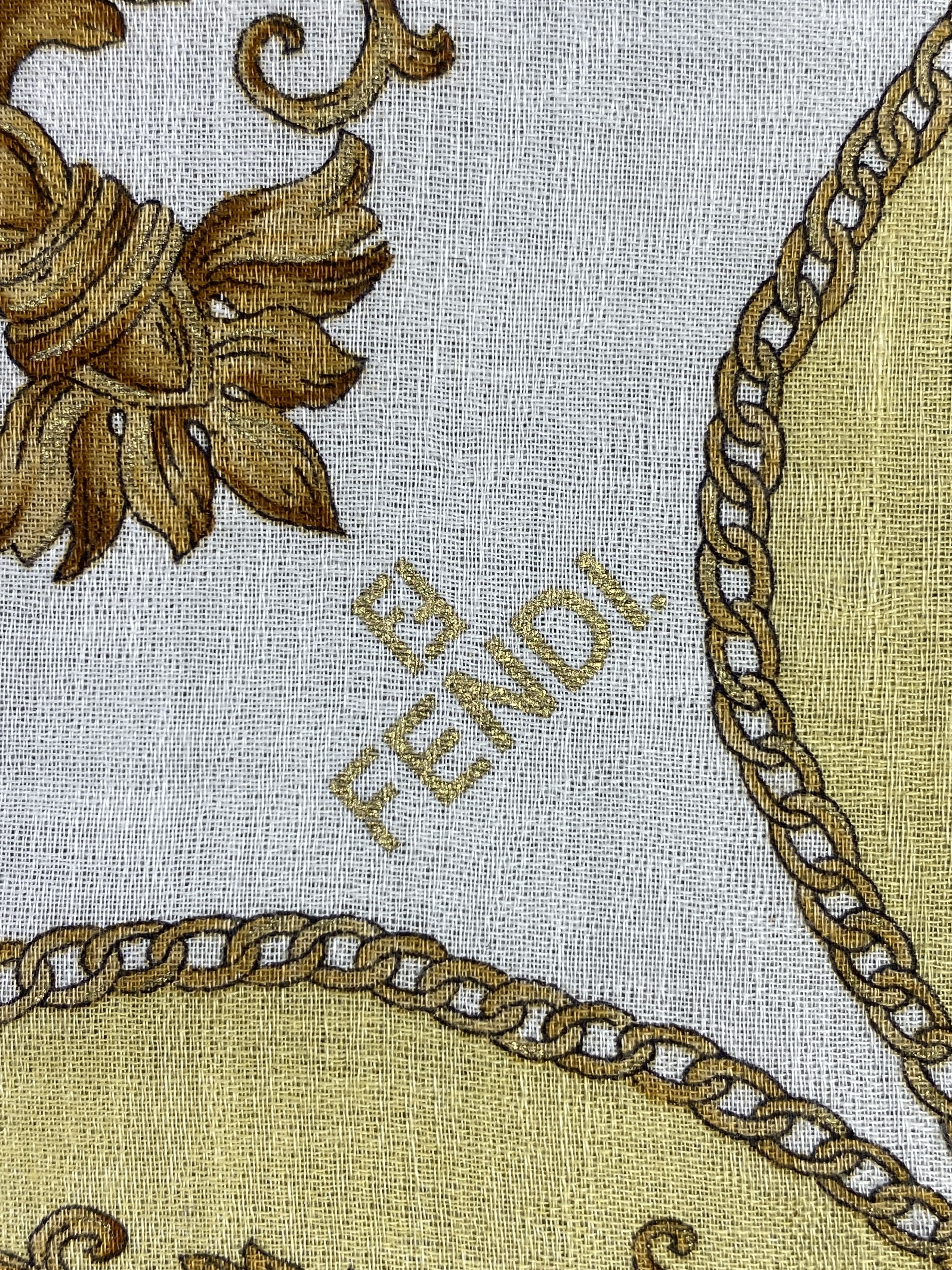 Fendi Vintage Fendi Handkerchief / Neckerchief KT0083 Size ONE SIZE - 7 Thumbnail