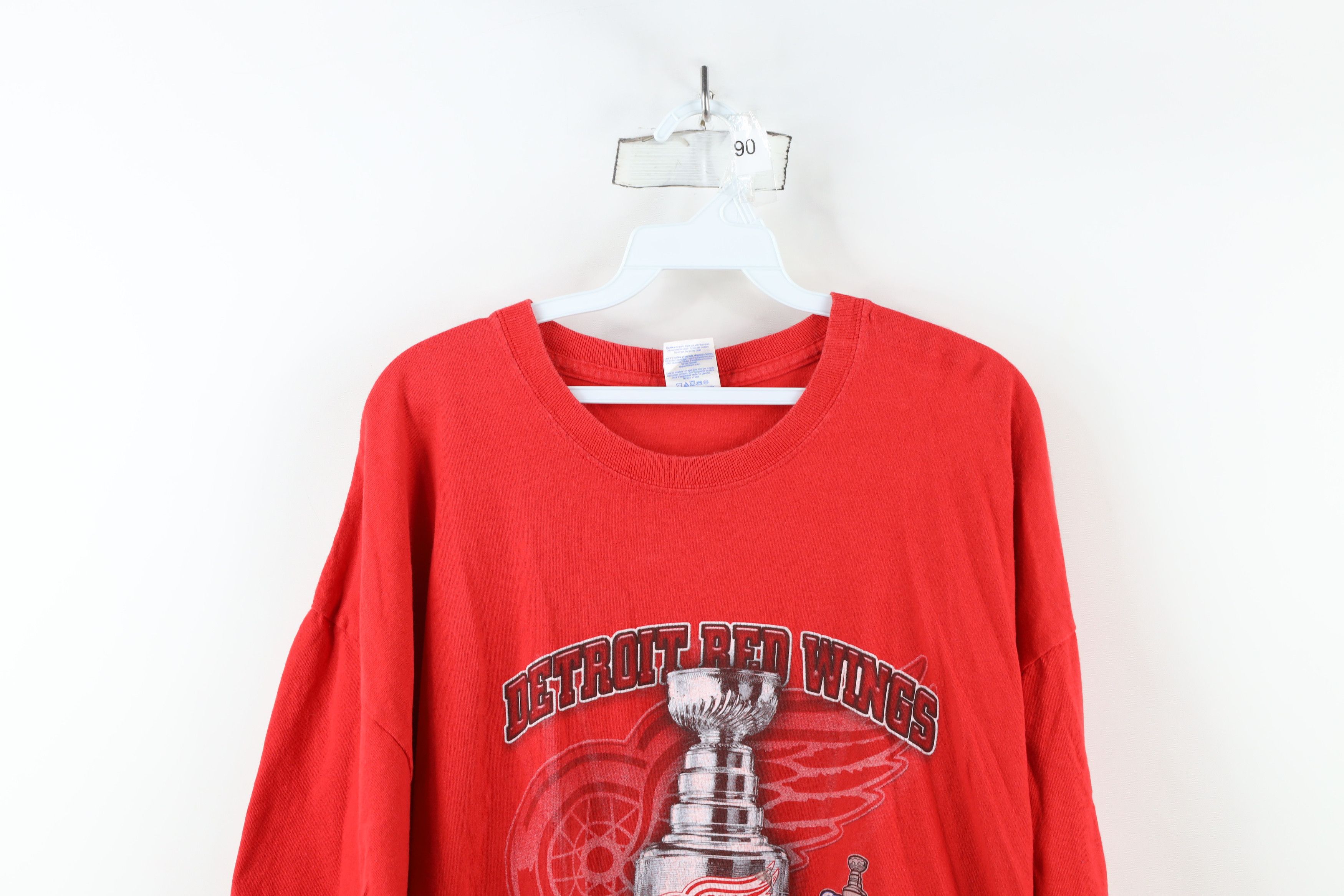 Vintage Vintage Stanley Cup Champs Detroit Red Wings Hockey T-Shirt Size US XXL / EU 58 / 5 - 2 Thumbnail