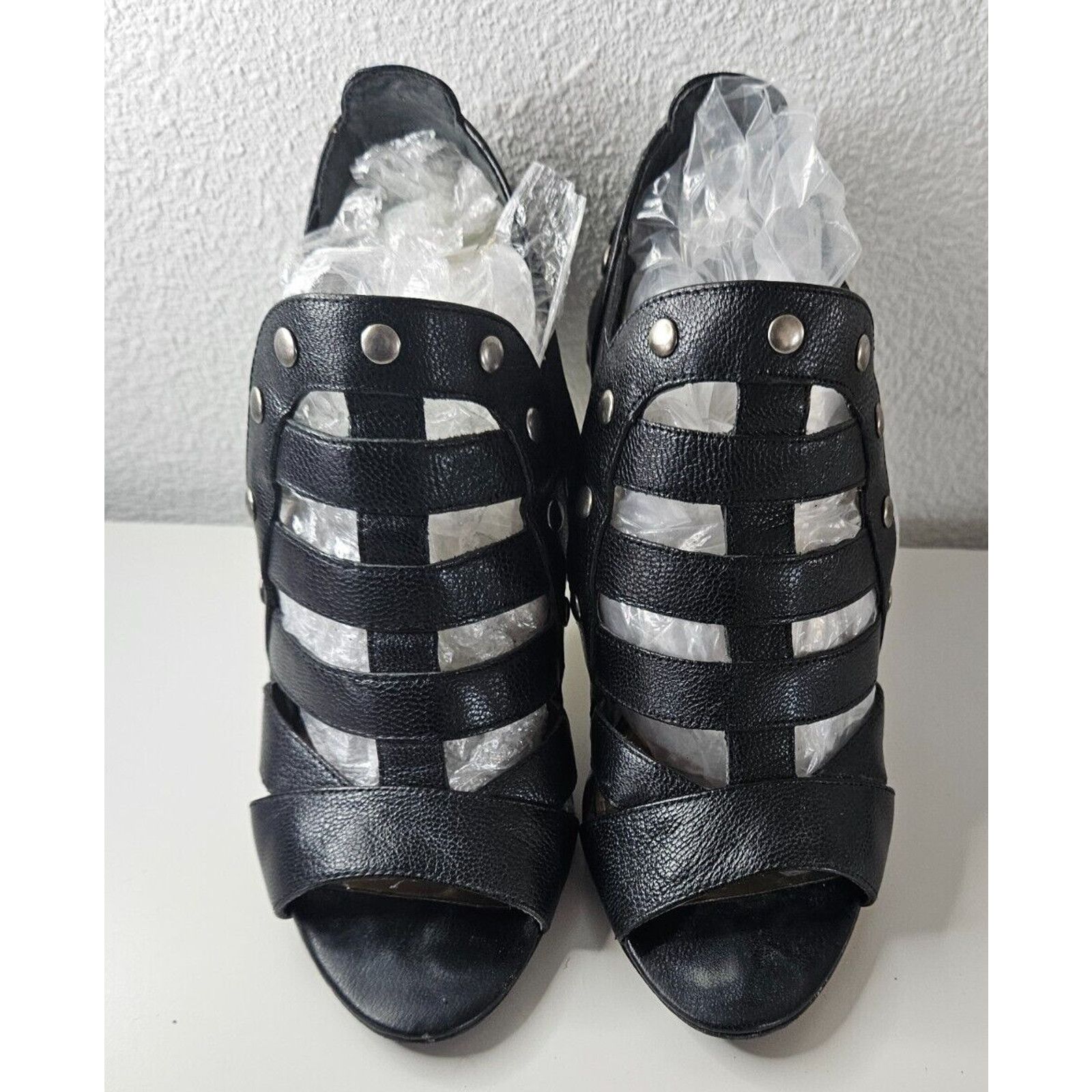 Nine West Nine West Black Strappy Sandals 3” Heels Women’s Size 6M Size US 6 / IT 36 - 2 Thumbnail