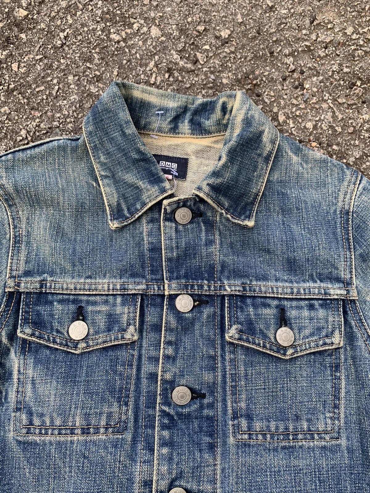 Japanese Brand × OMNIGOD Domingo D.M.G Distressed Denim Jacket Size S / US 4 / IT 40 - 11 Thumbnail