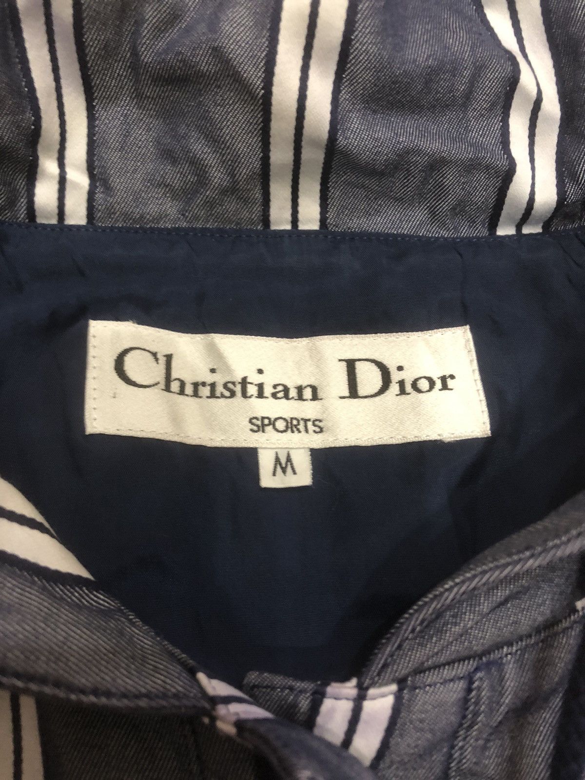 Christian Dior Monsieur Christian Dior Sports Weave Stripe Button Hodie Jacket Size US M / EU 48-50 / 2 - 14 Thumbnail