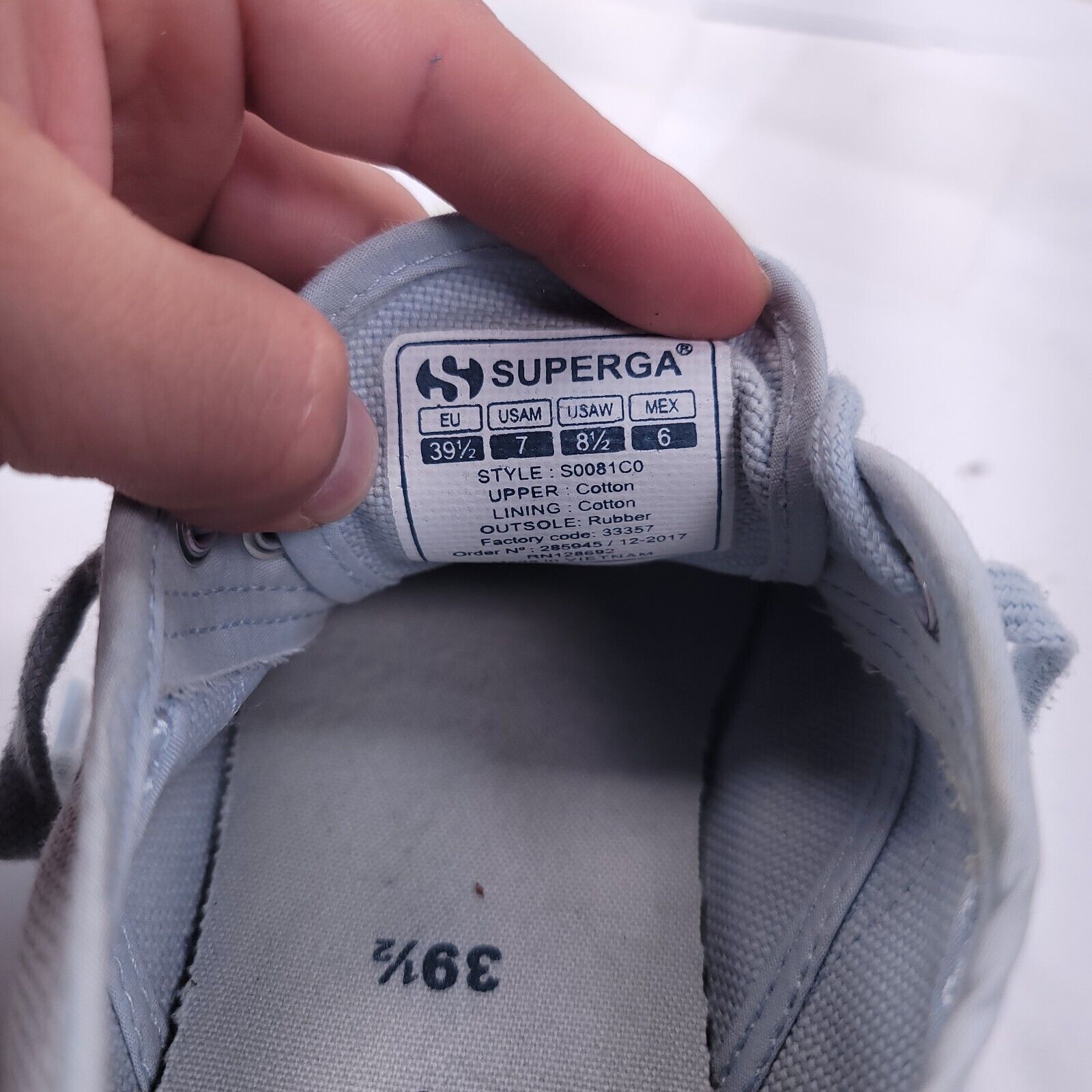 Superga Superga 2750 Linenfruit Shoes Womens Size 8.5 S0081C0 Blue Size US 8.5 / IT 38.5 - 8 Thumbnail