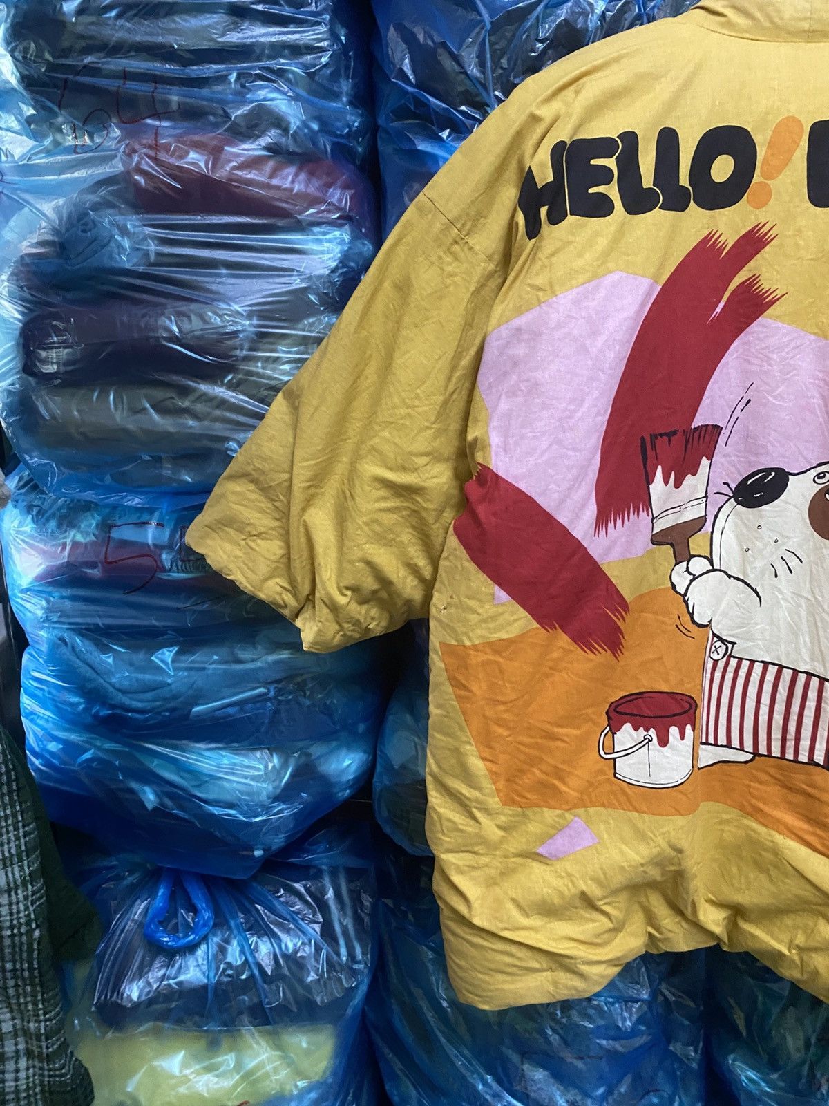 Vintage Vintage Japanese Samue Jacket “Hello Donkey” Dog Graphic Size US S / EU 44-46 / 1 - 7 Thumbnail