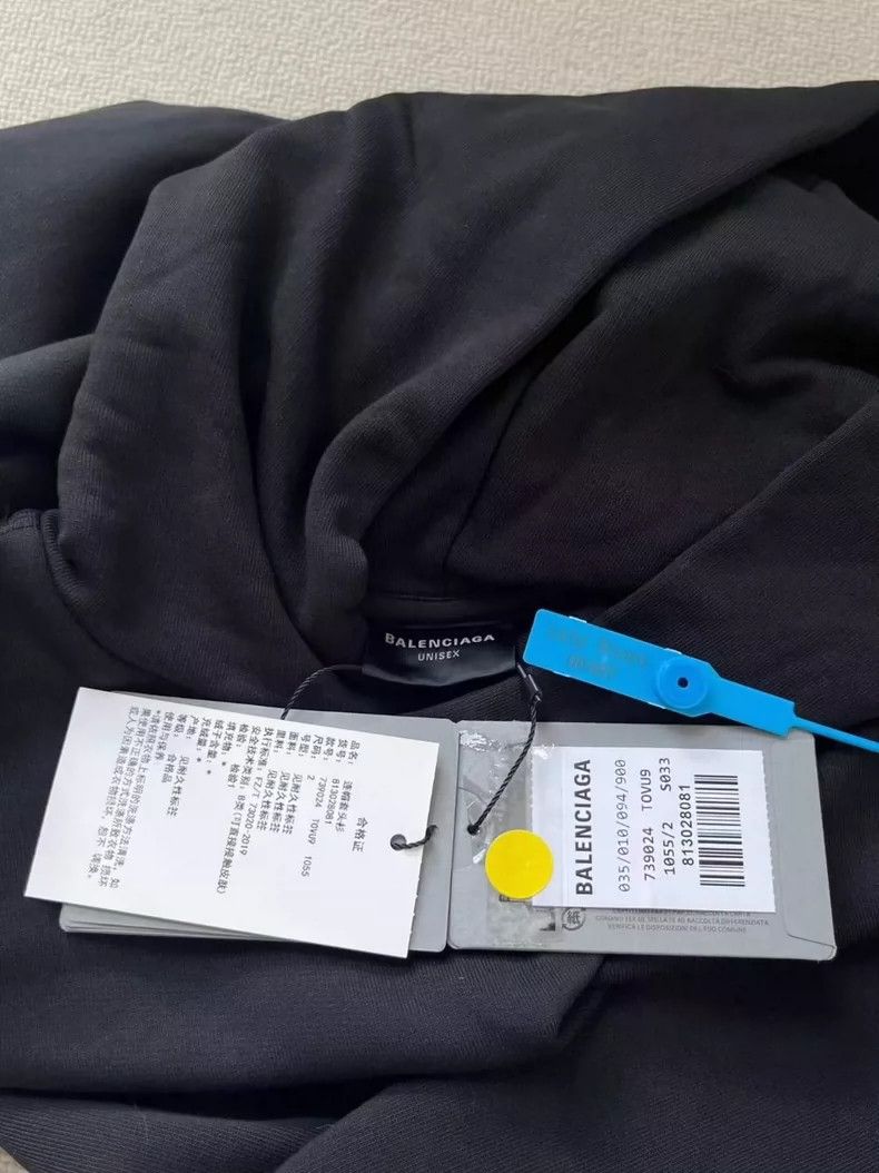 Balenciaga Balenciaga 24ss rhinestone hooded sweatshirt Size US M / EU 48-50 / 2 - 4 Thumbnail