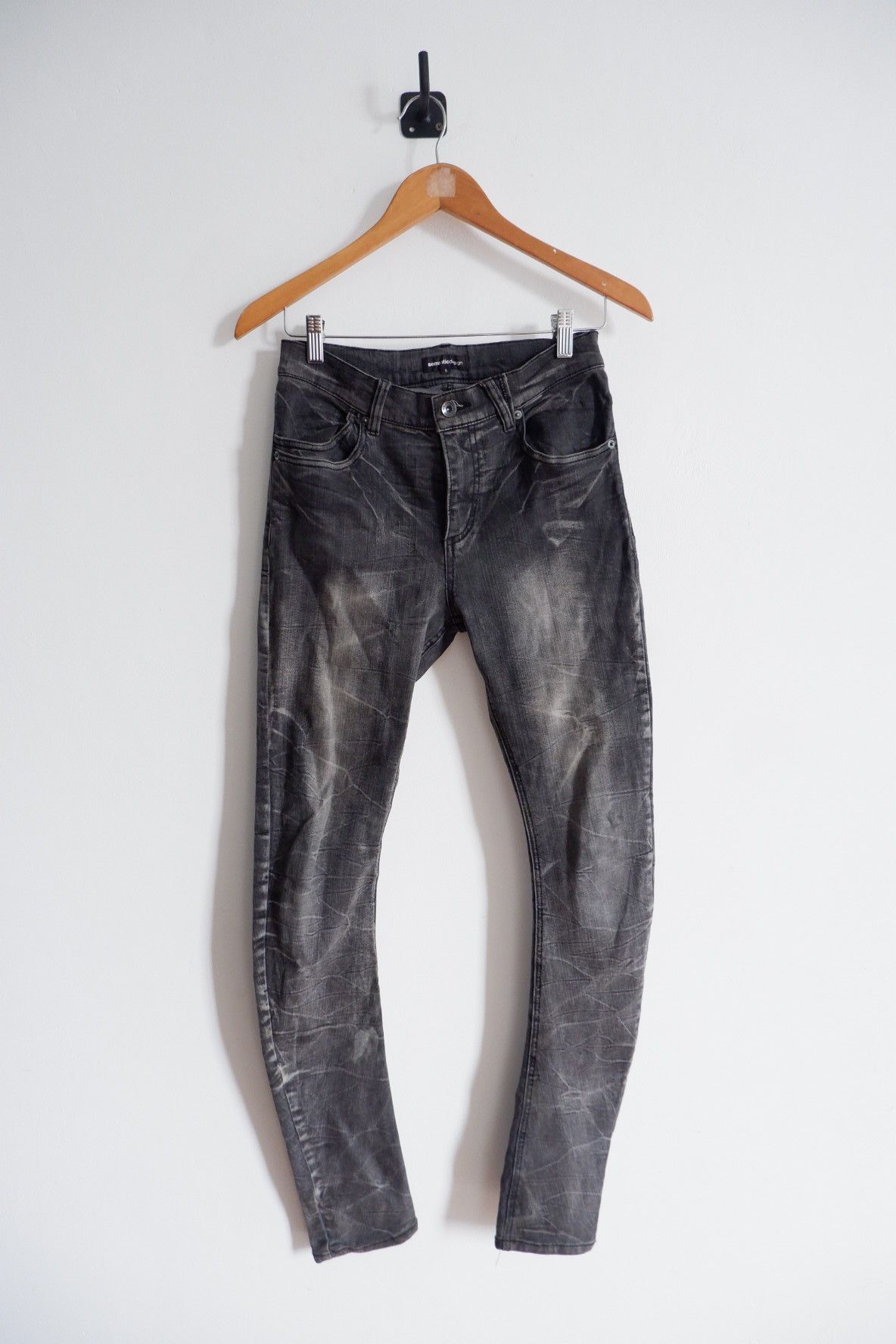 semanticdesign Vintage Semantic Design Curve Jeans | Stretch Size US 28 / EU 44 - 1 Thumbnail