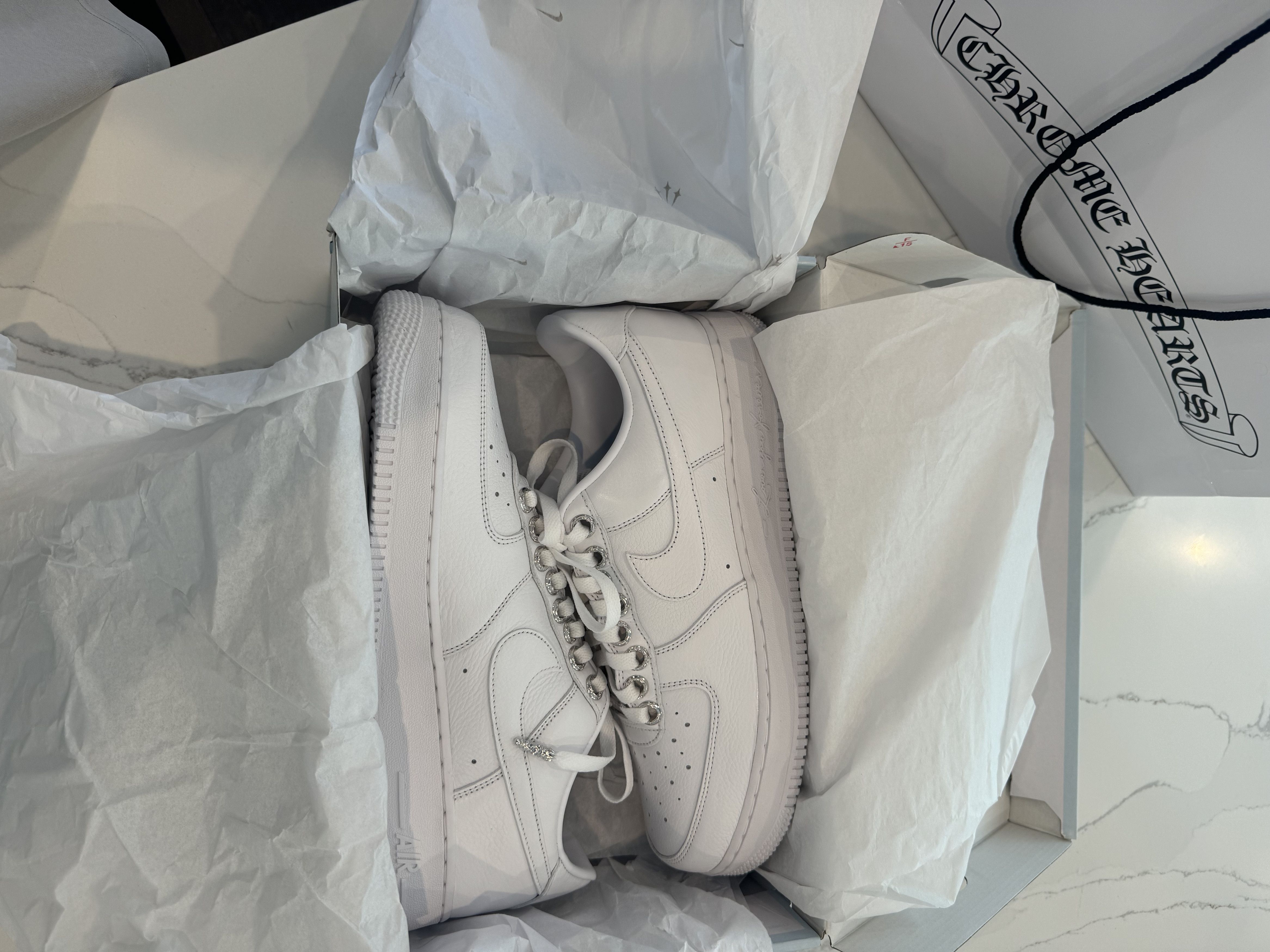 Chrome Hearts Chrome Hearts x Nocta Air Force 1 Size US 11 / EU 44 - 5 Thumbnail