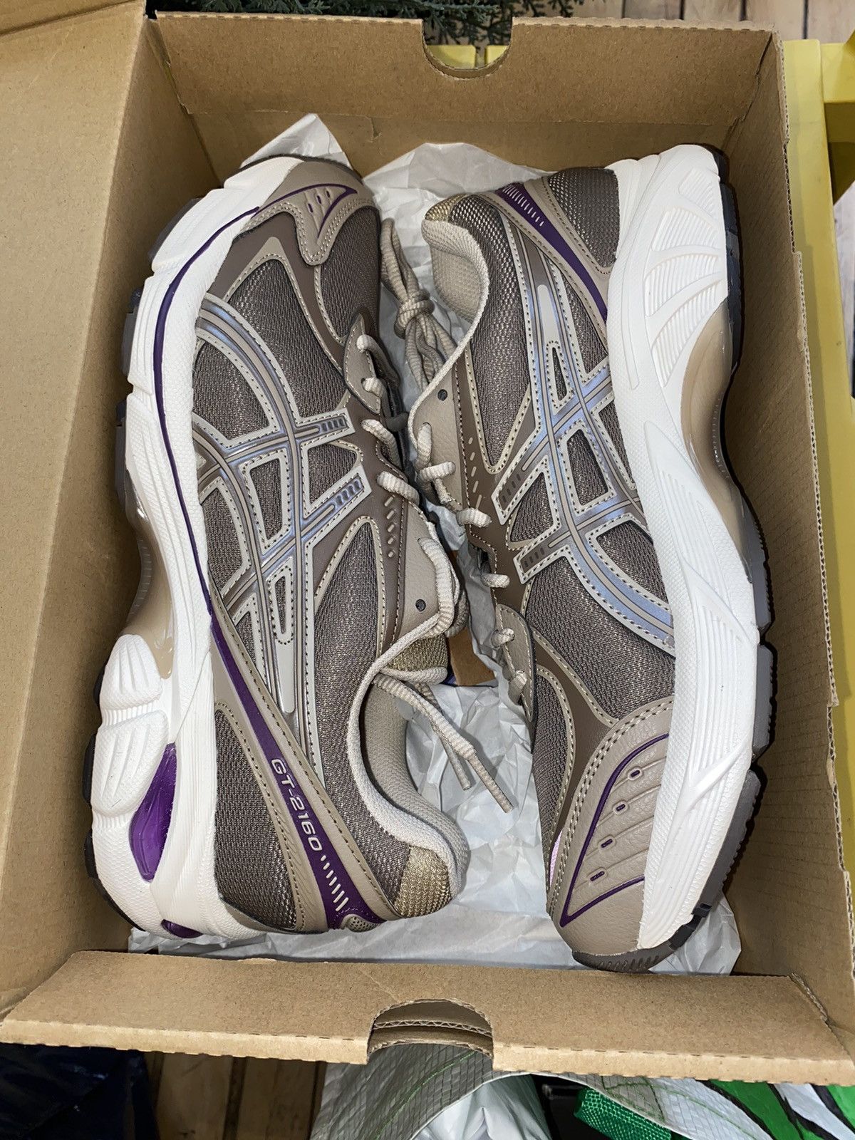 Asics ASICS GT-2160 Dark Taupe Purple Size US 12 / EU 45 - 3 Thumbnail