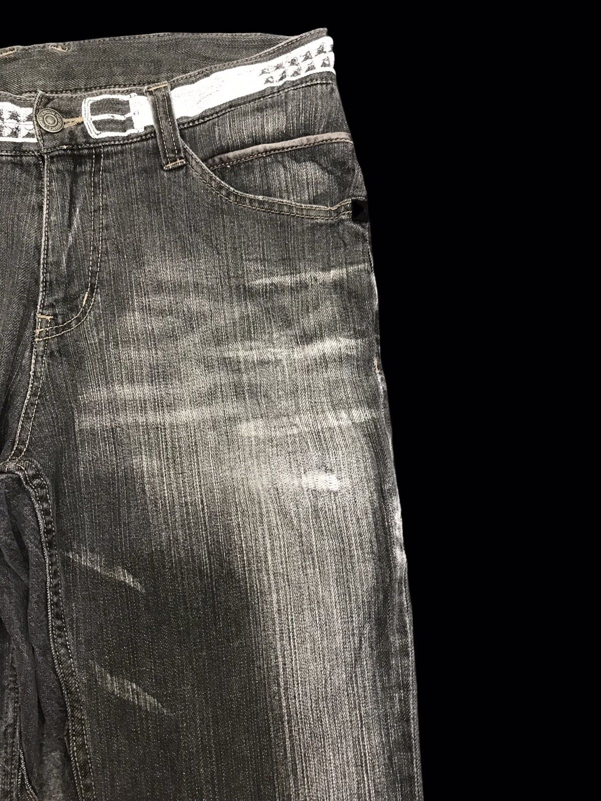 PPFM 💥ARCHIVAL💥VERY RARE PPFM STAR DESIGN SICK FADES DENIM F347 Size US 32 / EU 48 - 3 Thumbnail