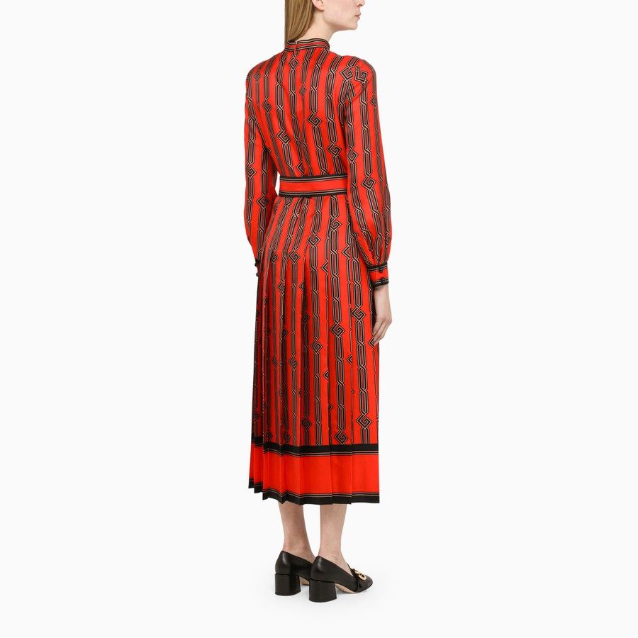 Gucci o1d2blof0824 Printed Silk Chemisier in Multicolor Size S / US 4 / IT 40 - 3 Thumbnail