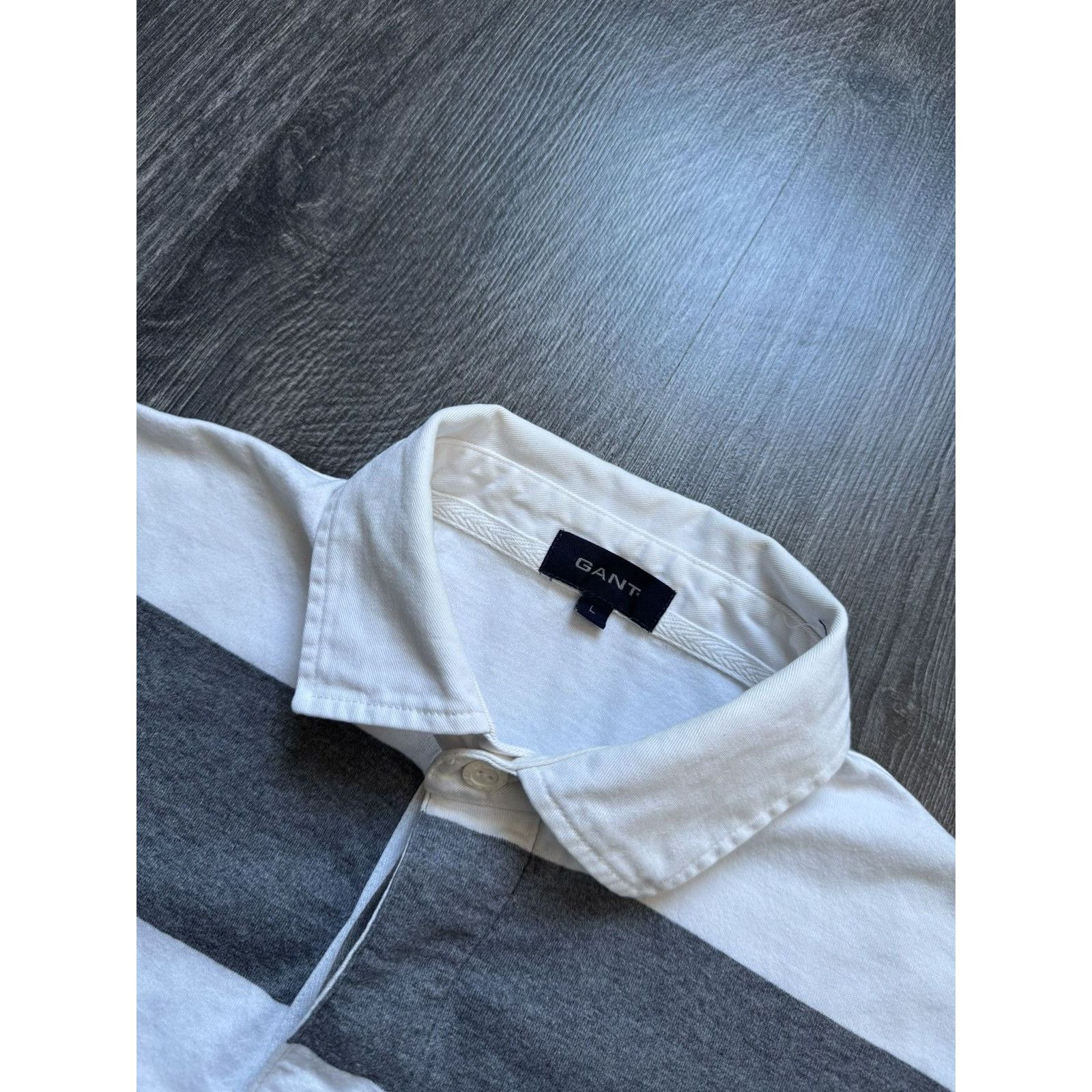Gant × Old Navy × Vintage Retro Vintage Gant Stripe Polo Shirt Size US L / EU 52-54 / 3 - 6 Thumbnail