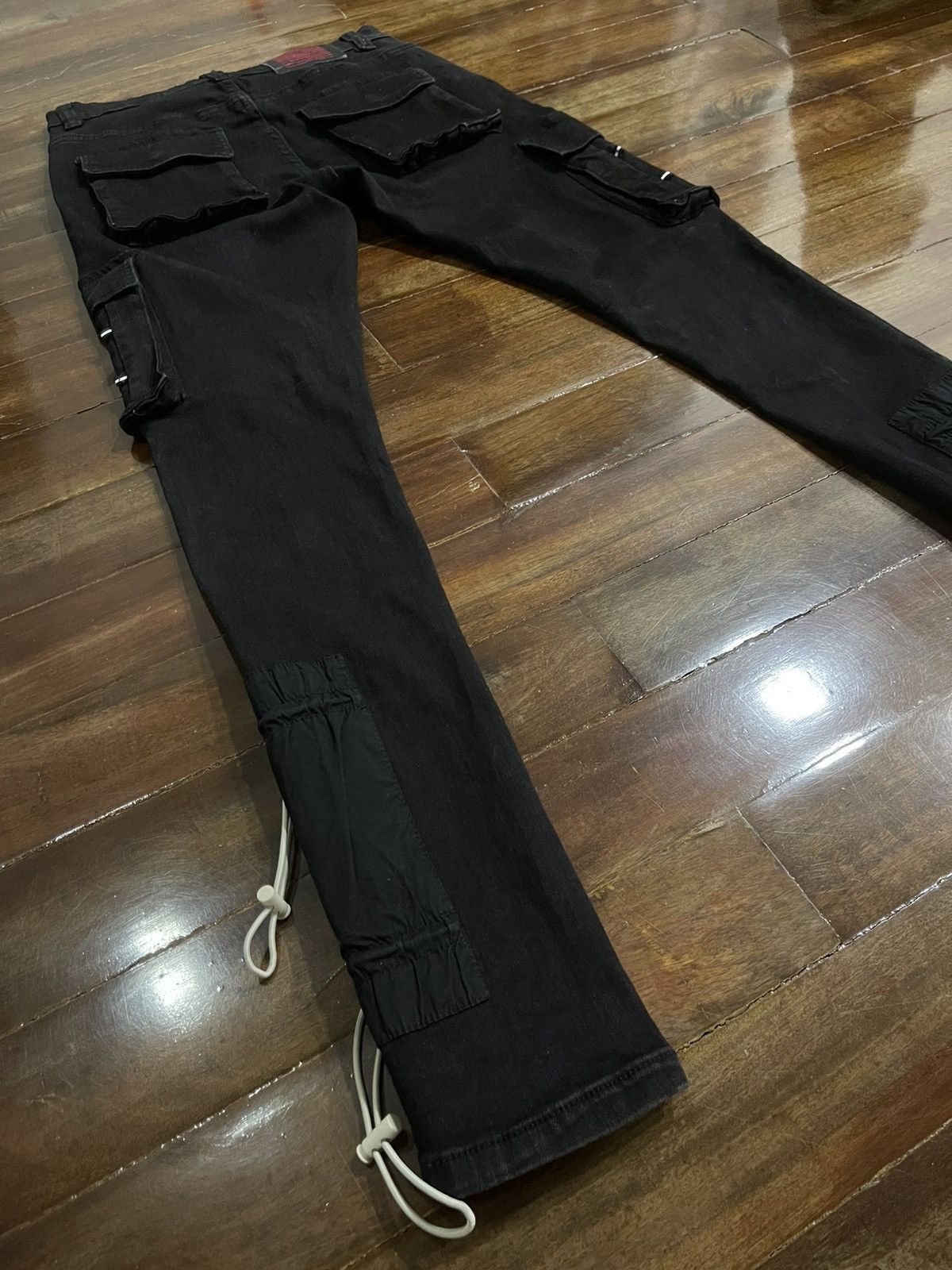 SERENEDE Serenede Parachute Black Jeans 99%IS Designed Size US 30 / EU 46 - 6 Thumbnail