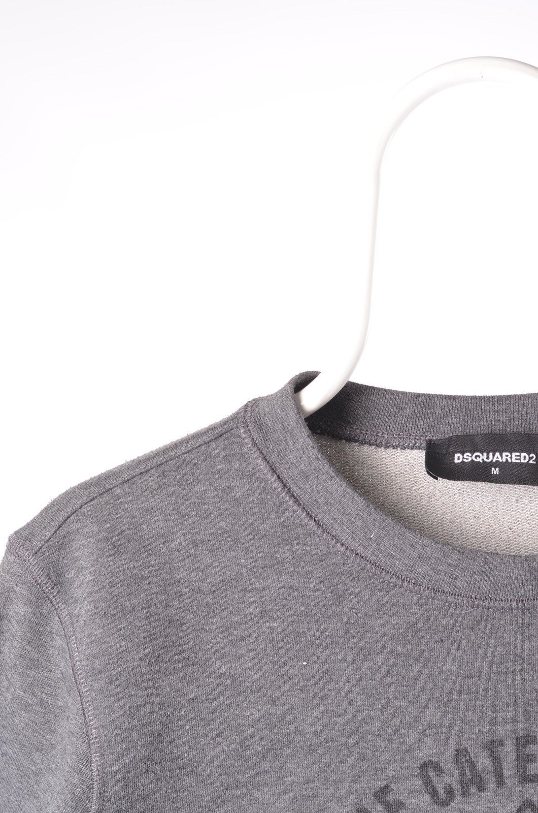 Dsquared2 Dsquared2 Big Logo Grey Melange Dyed Sweatshirt Size US M / EU 48-50 / 2 - 2 Thumbnail