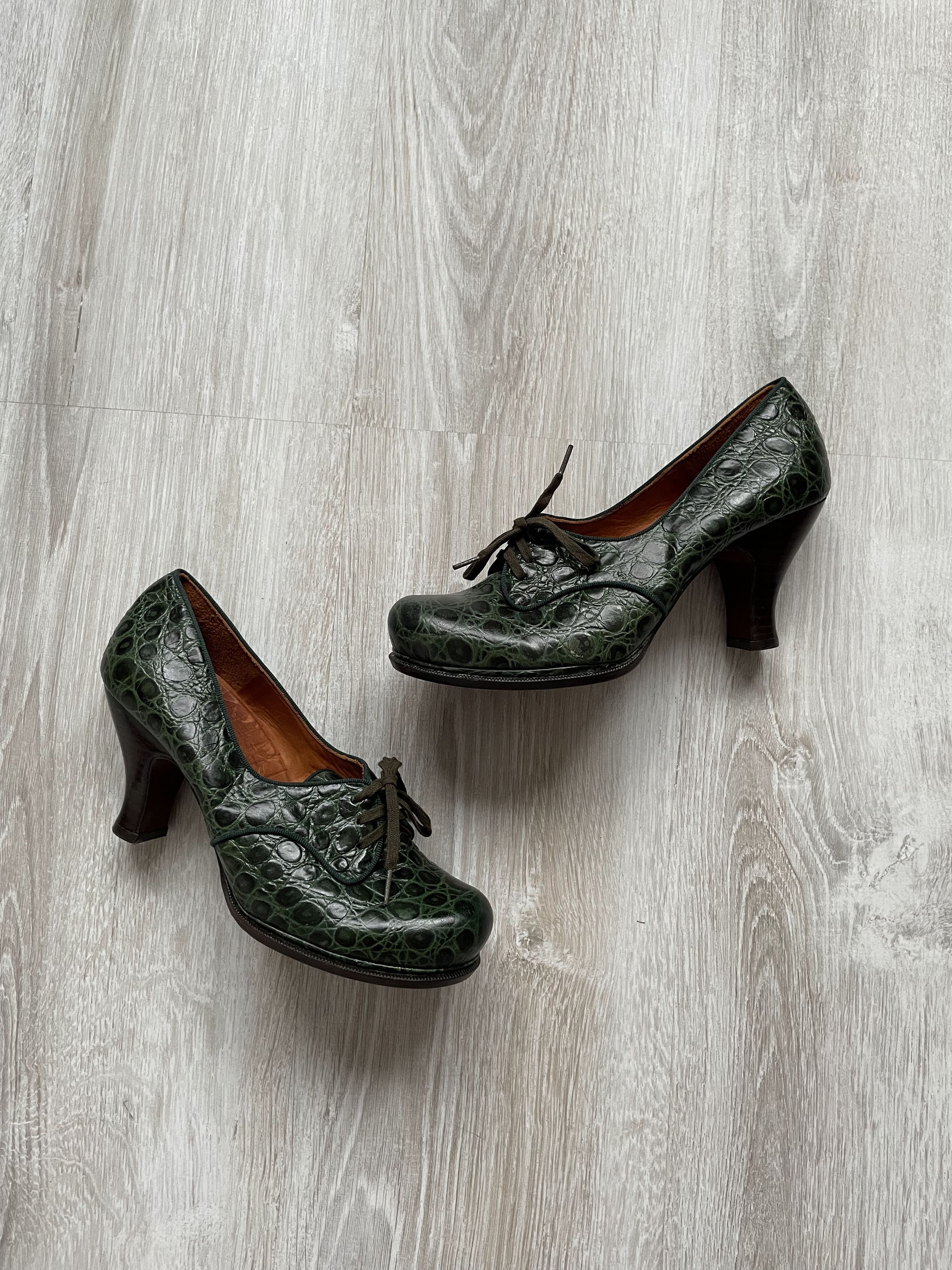 Vintage Chie Mihara Depoi in Emerald Green Size US 8.5 / IT 38.5 - 3 Thumbnail