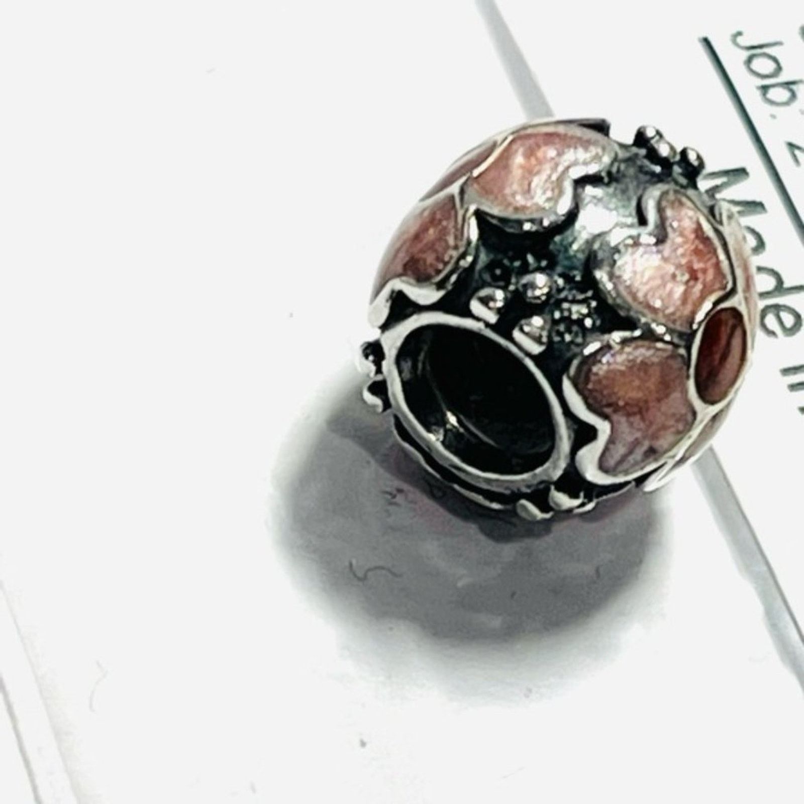 pandora PANDORA Daisy Flower with Red and Pink Enamel Bead -790433ER Size ONE SIZE - 4 Thumbnail