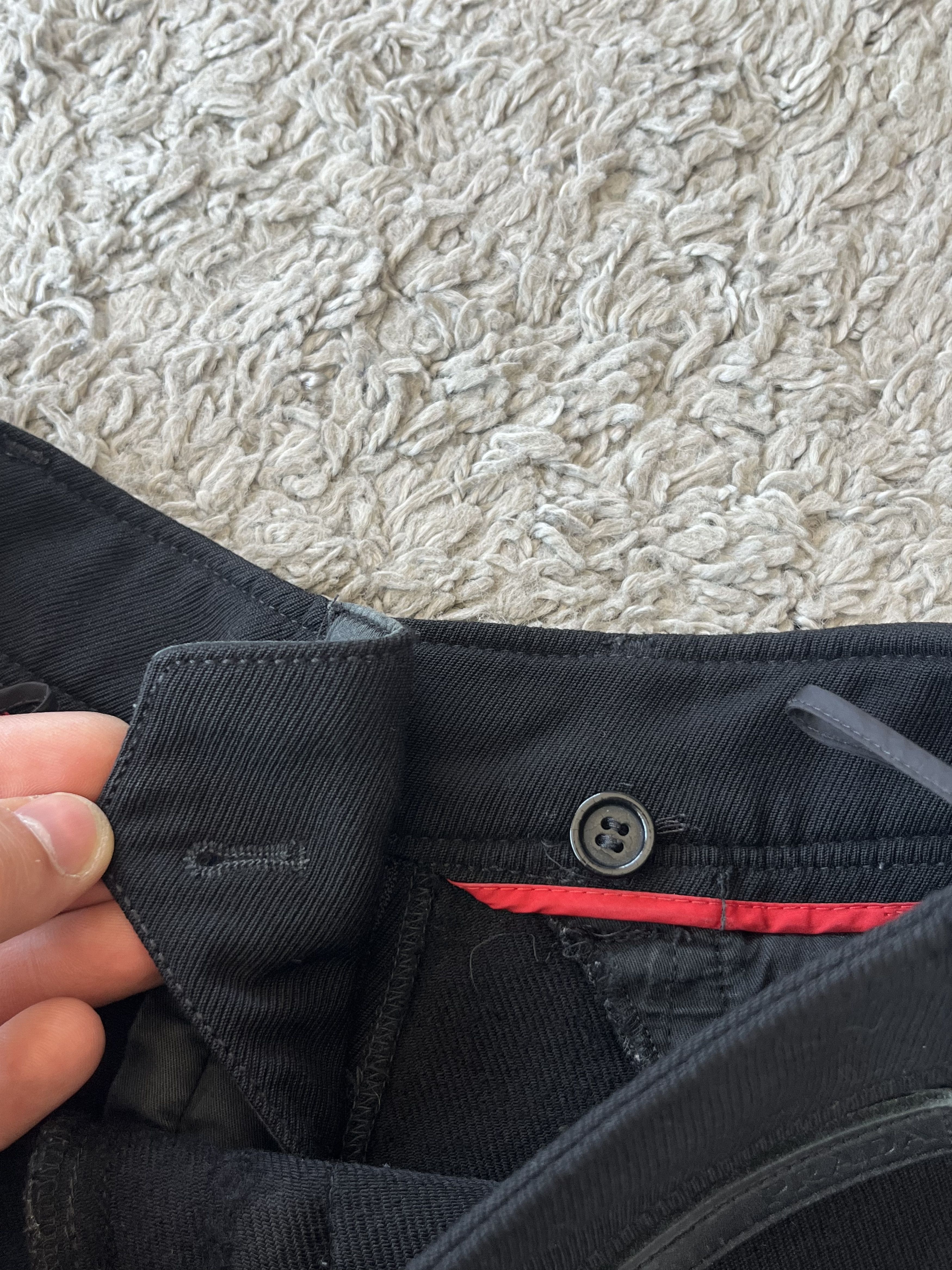 Prada PRADA Vintage Straight Fit Pants Black Label MADE IN ITALY Size US 26 / EU 42 - 8 Thumbnail