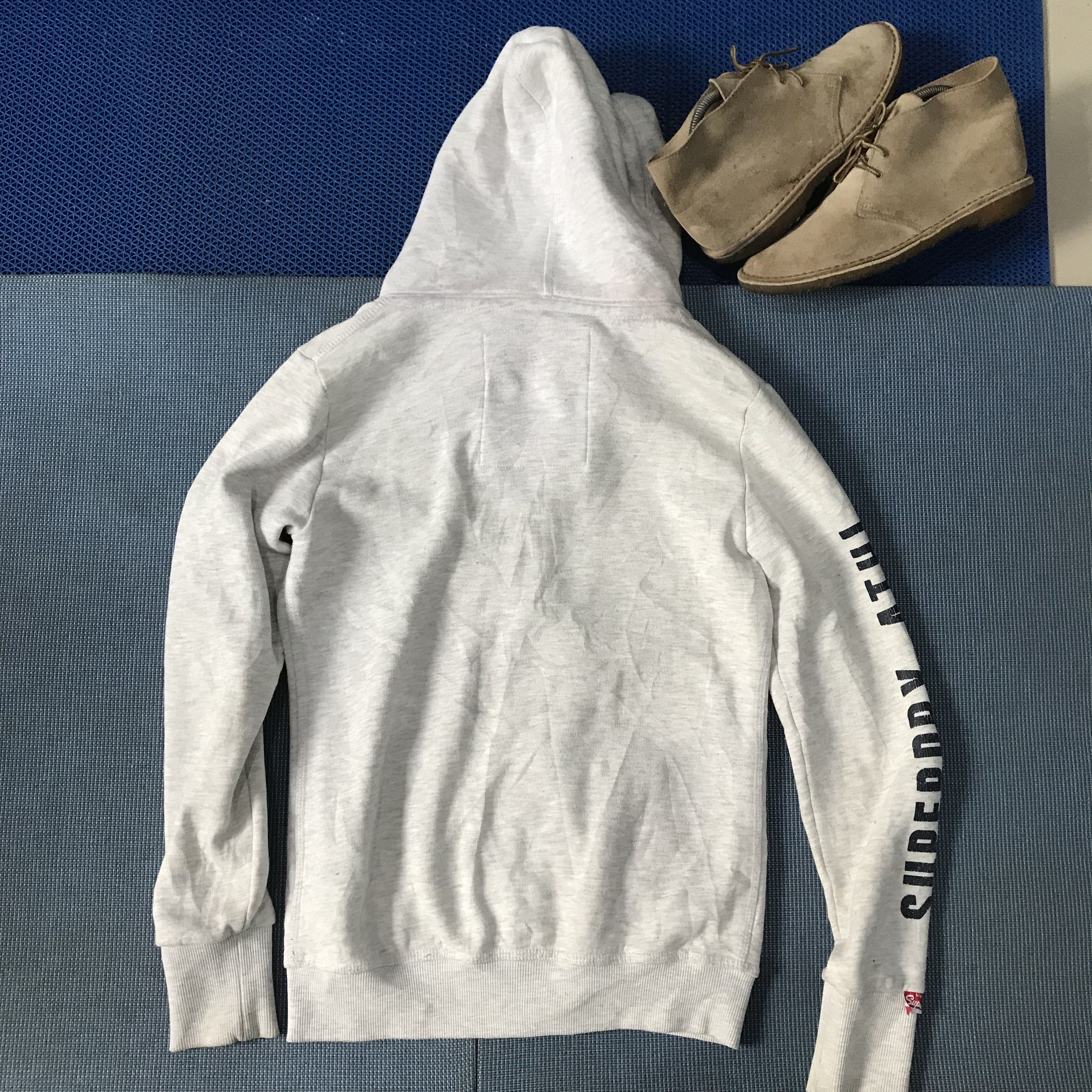 Superdry Vintage Superdry Japan Grey Jacket Hoodie track and field Size US M / EU 48-50 / 2 - 12 Thumbnail
