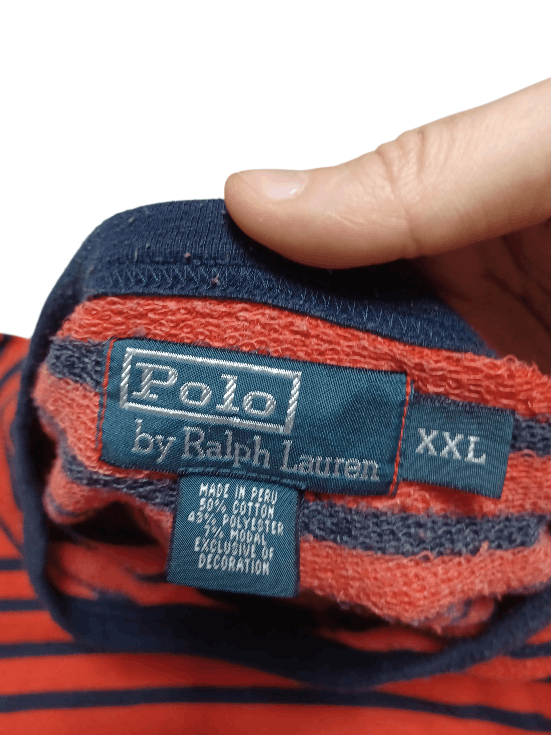 Polo Ralph Lauren POLO RALPH LAUREN VINTAGE LUXURY STRIPED LIGHT SWEATSHIRT Size US XXL / EU 58 / 5 - 4 Thumbnail