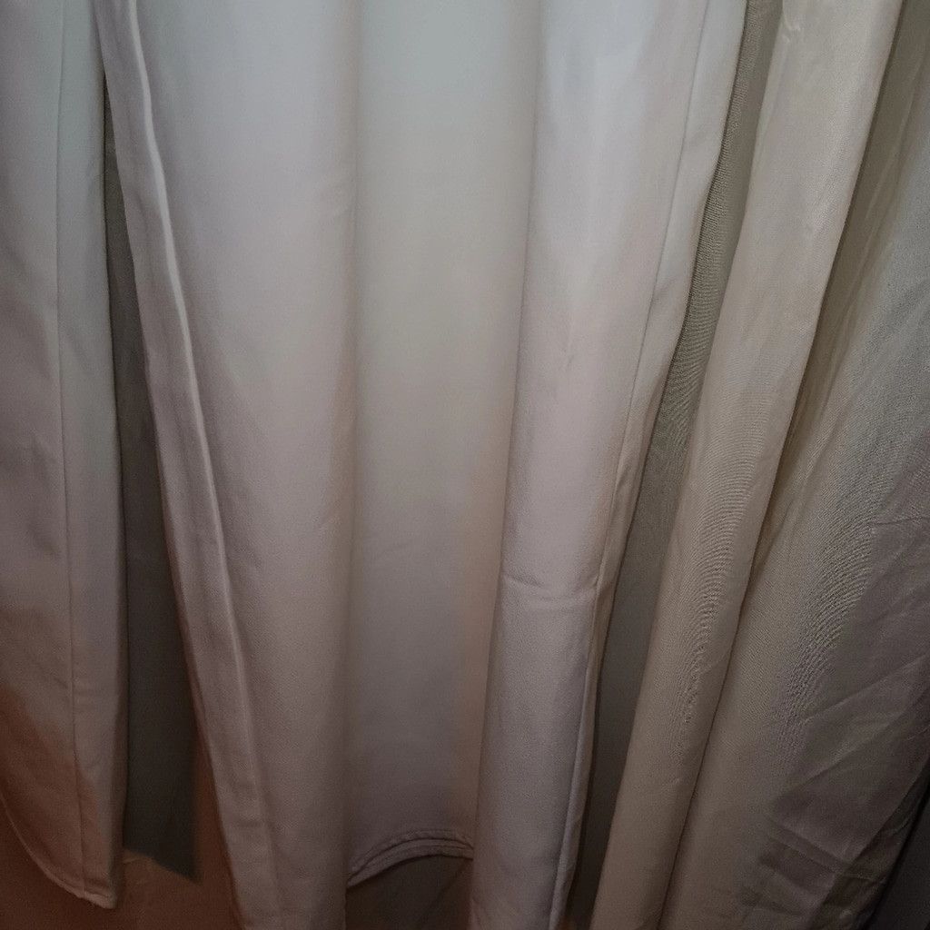 Missguided Missguided white, satiny, wide leg pants, womens 12,nwt Size 34" / US 12 / IT 48 - 5 Thumbnail