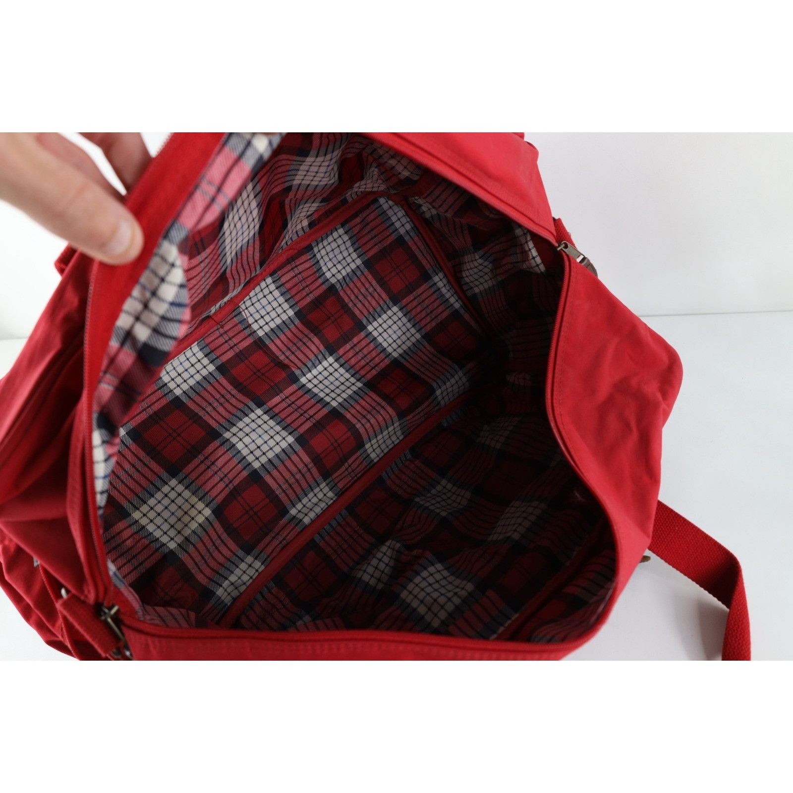 Marlboro Vintage 90s Marlboro Distressed Spell Out Handled Duffel Bag Size ONE SIZE - 13 Thumbnail