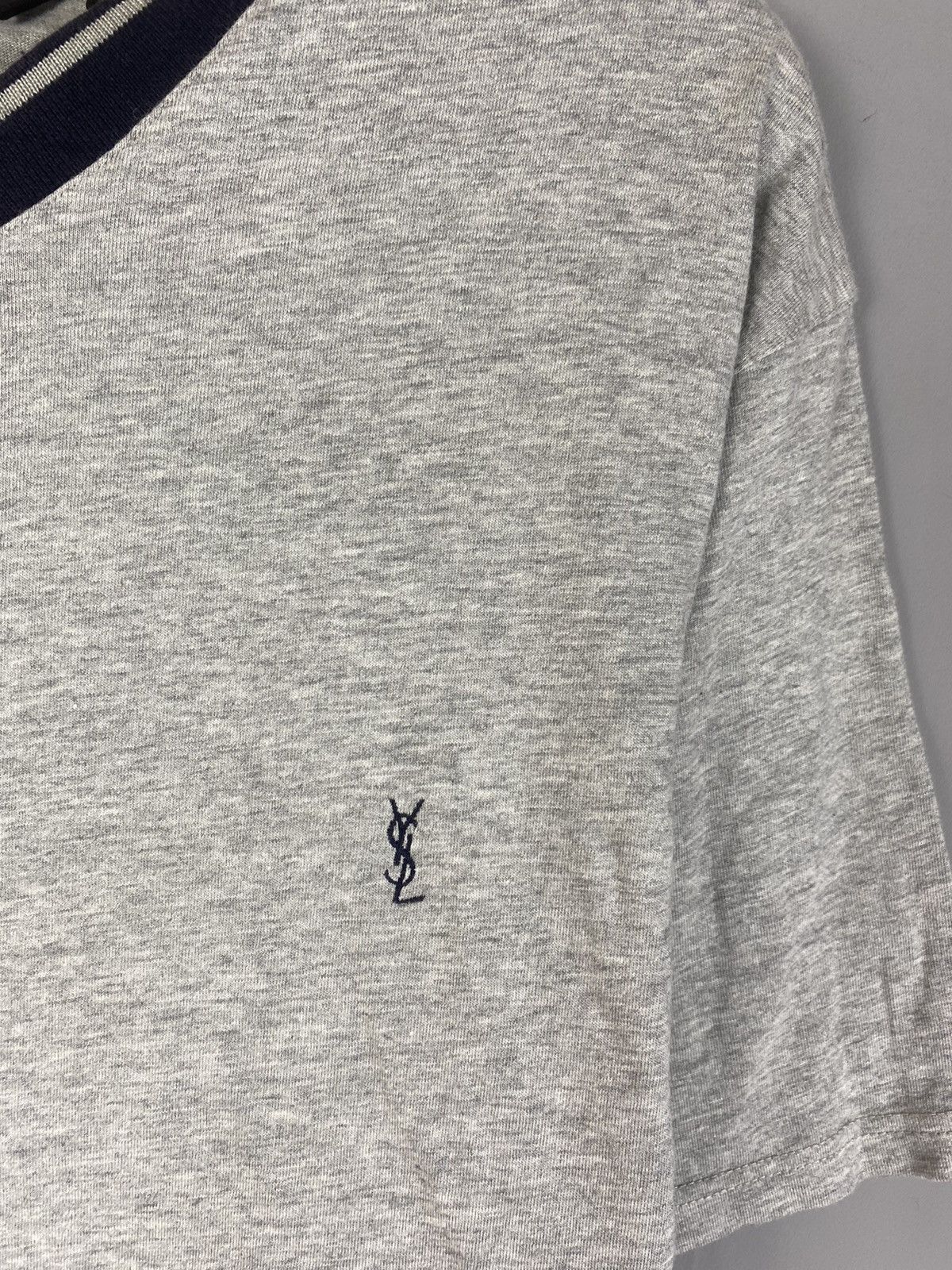 Yves Saint Laurent Vintage 90s Yves Saint Laurent polo tee T-shirt Size US XL / EU 56 / 4 - 4 Thumbnail