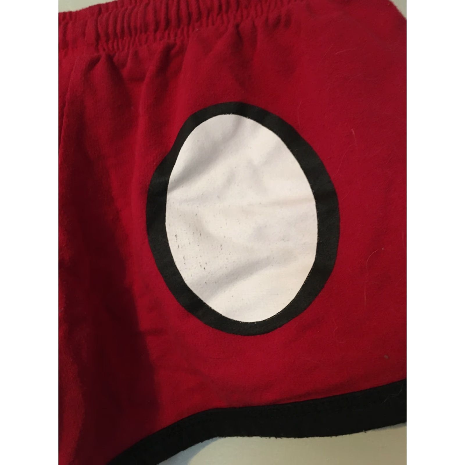 Disney Disney Sweatshorts Mickey Mouse Red Face Juniors XS Womens Sweatshorts Logo Knit Cotton Blend Front Flat Front M L Casual Holidays Cartoon Theme 1 Size 26" / US 2 / IT 38 - 4 Thumbnail
