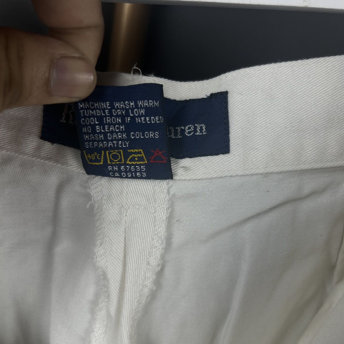 Ralph Lauren Vintage Ralph Lauren White Short Size US 32 / EU 48 - 6 Thumbnail