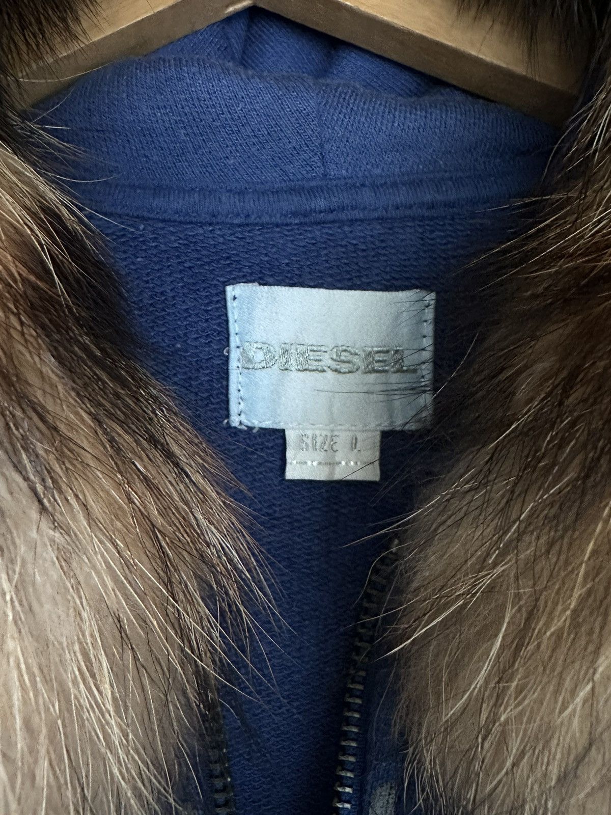 Diesel Faux Fur ZipHoodie Diesel ifsixwasnine lgb styled Size US S / EU 44-46 / 1 - 7 Thumbnail