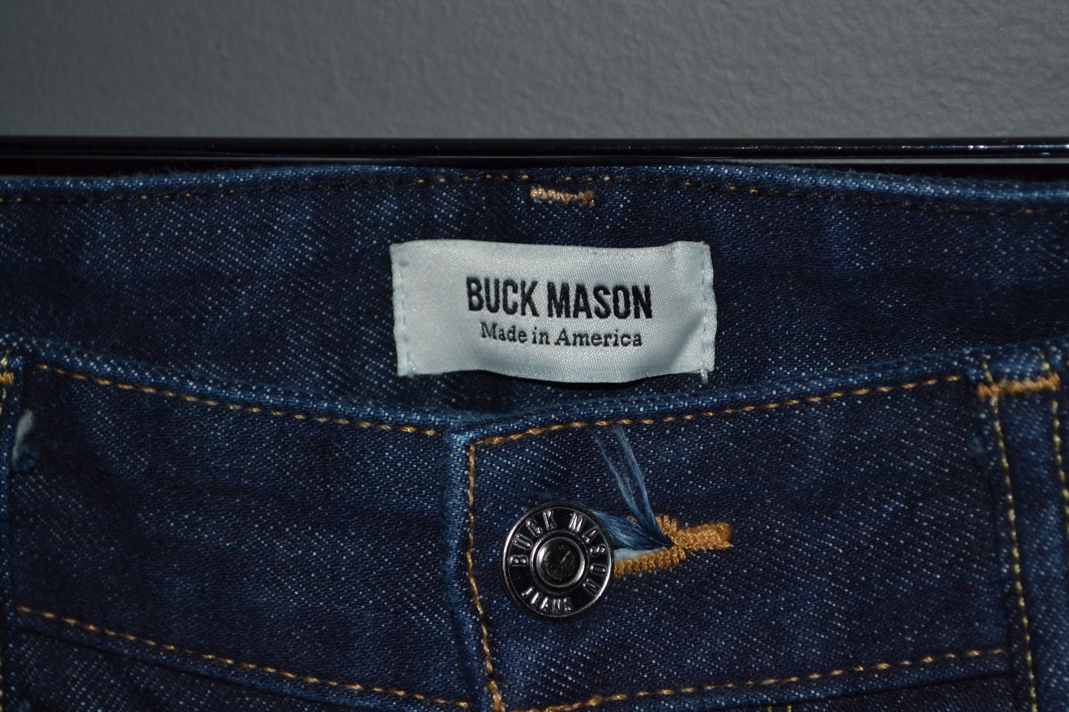 Buck Mason Buck Mason Jeans 33 Slim Fit Selvedge Blue Denim 12104 Size US 33 - 5 Thumbnail