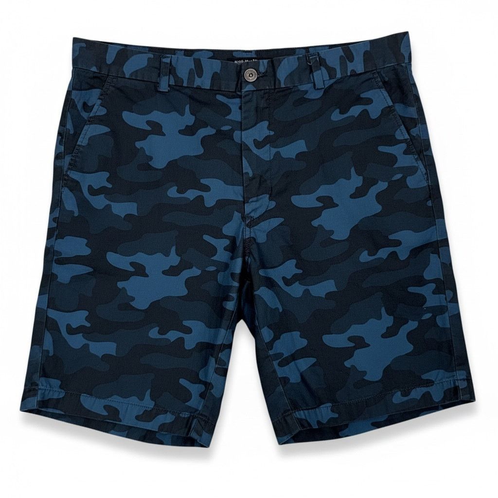 Brooks Brothers Brooks Brothers Red Fleece 9" Chinos Shorts Blue Camo Men 38 Size US 38 / EU 54 - 1 Thumbnail