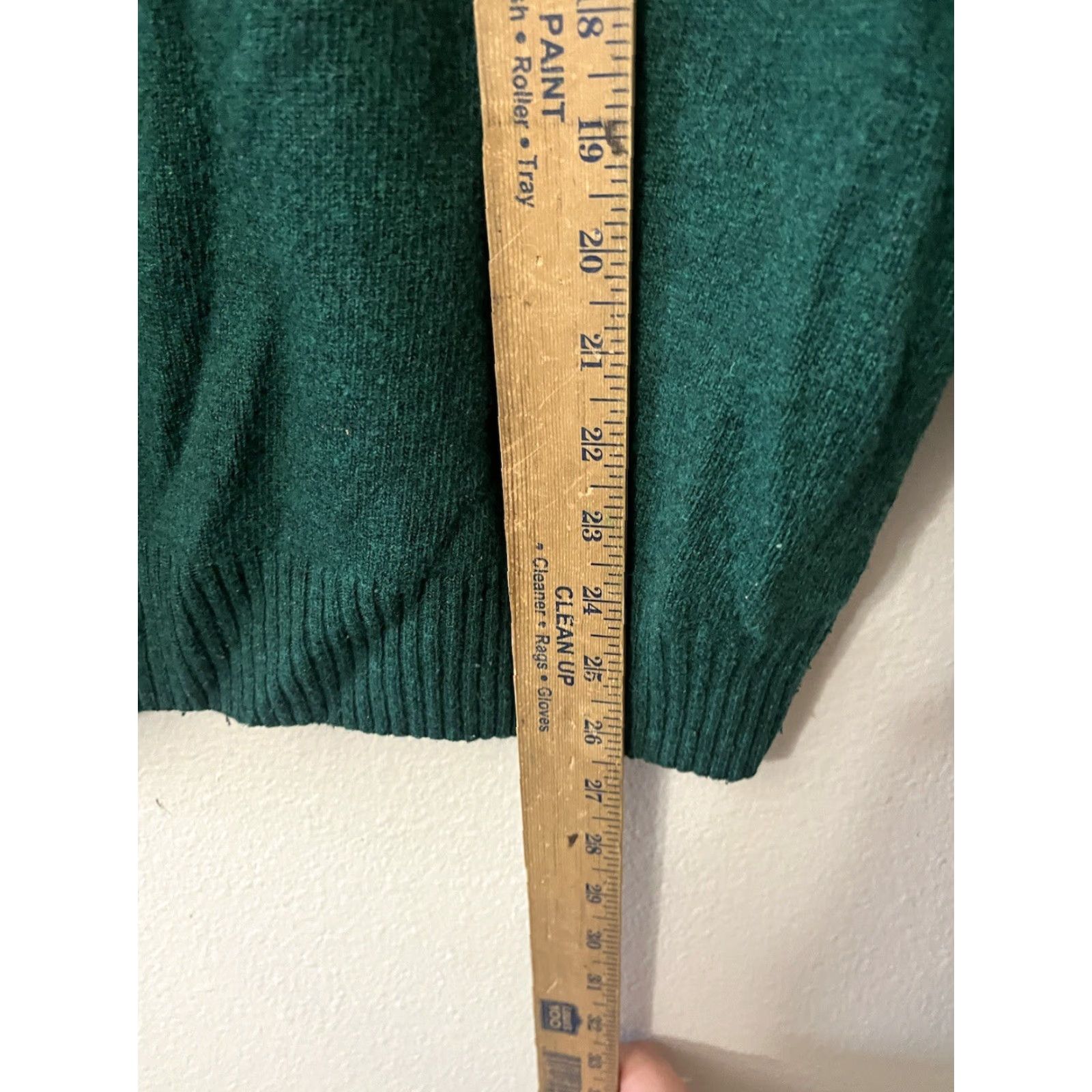 Timberland VINTAGE Timberland Sweater Shirt Henley Mock Neck Wool Blend Men L Green Preppy 90s Mens Size US M / EU 48-50 / 2 - 6 Thumbnail