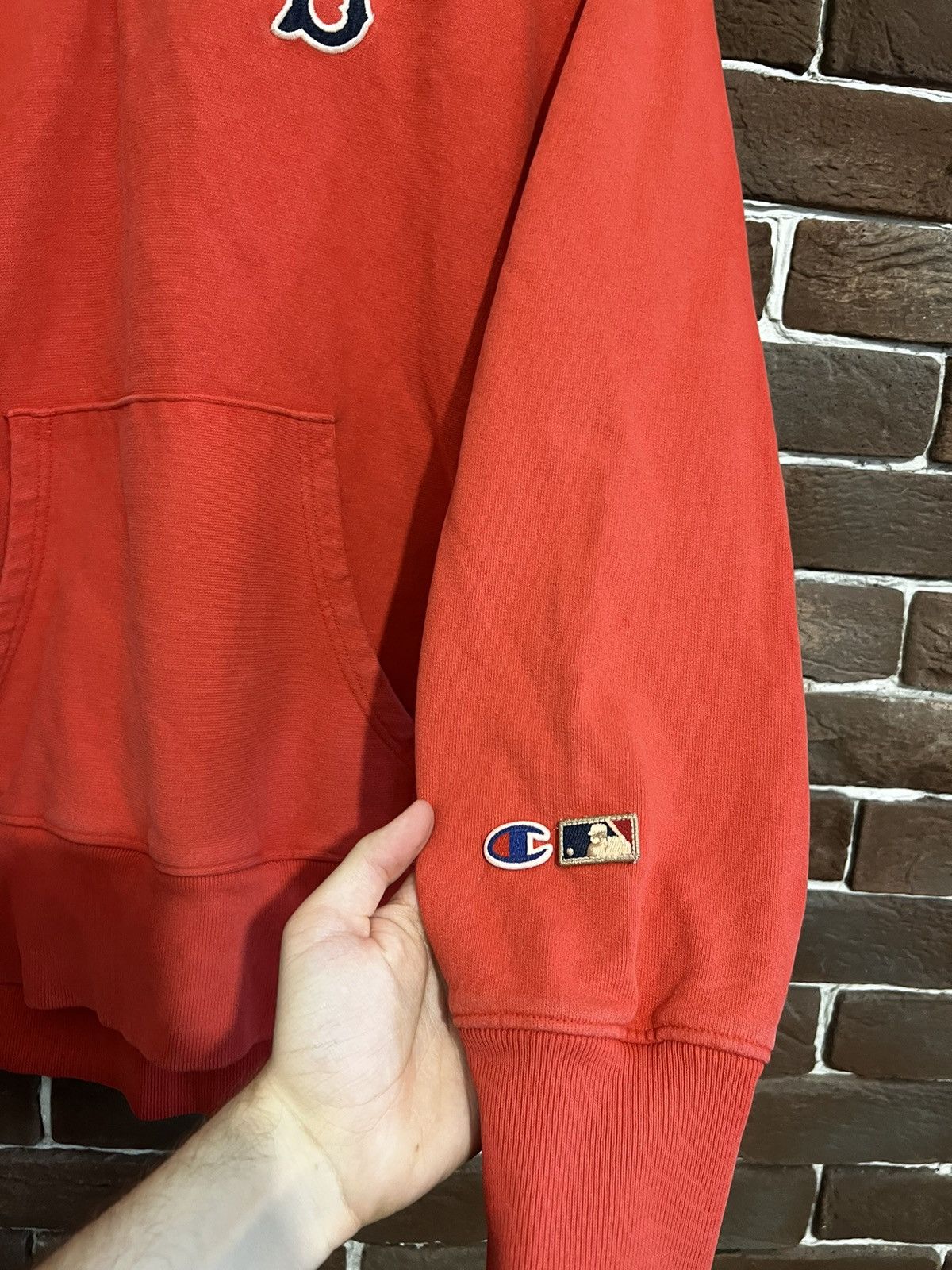Champion Red Sox Giants MLB Champion Reverse Weave Zip Hoodie Hype Size US L / EU 52-54 / 3 - 2 Thumbnail