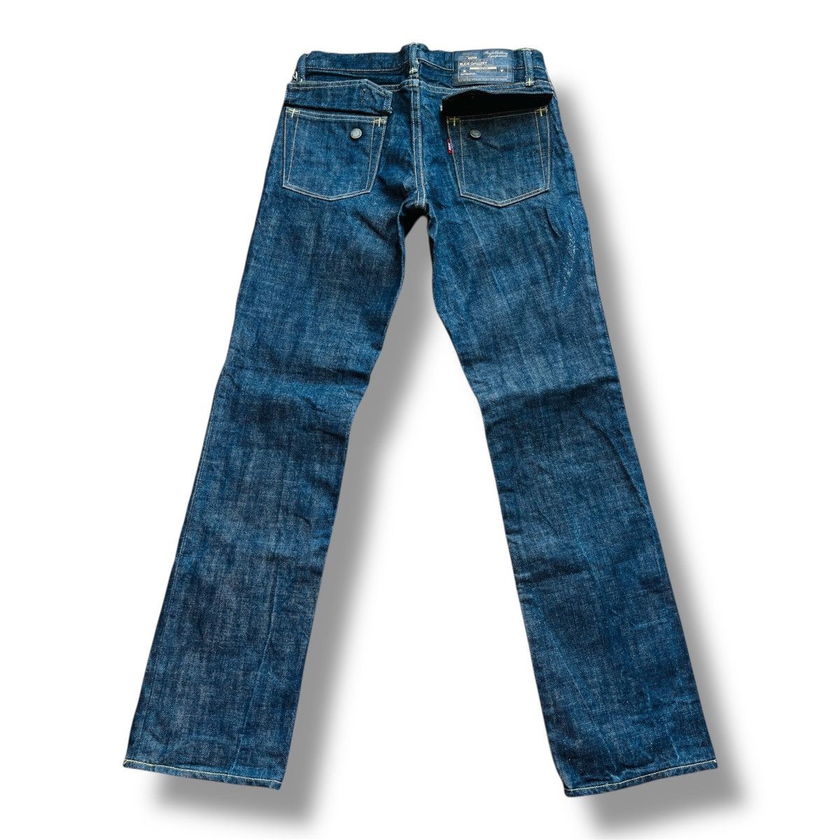 Rude Vintage Rare Rude Gallery Hard Denim Selvedge Jeans Size US 31 - 4 Thumbnail