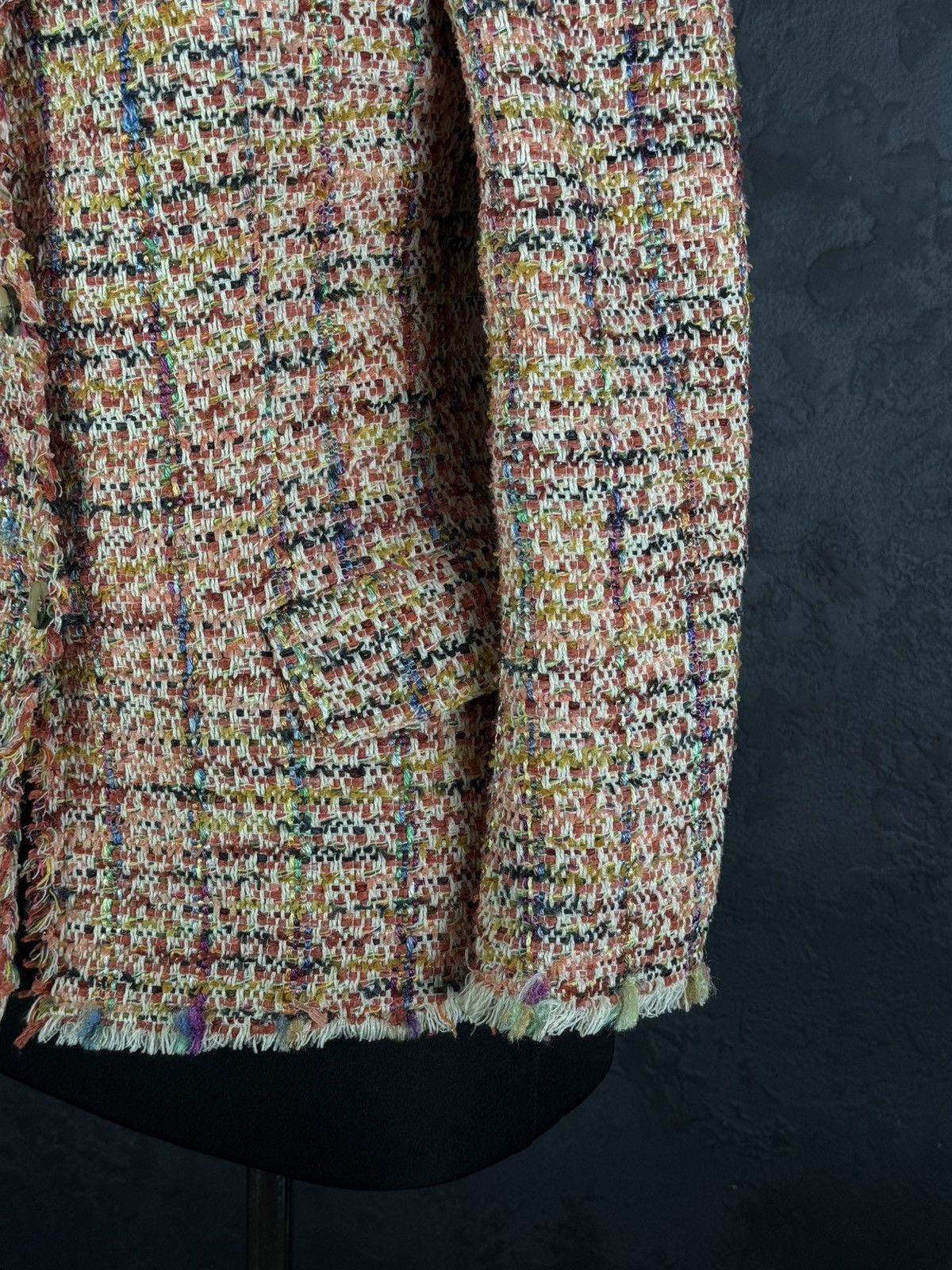Etro ETRO Women’s Cotton-Blend Tweed Jacket Size 40 Size S / US 4 / IT 40 - 5 Thumbnail