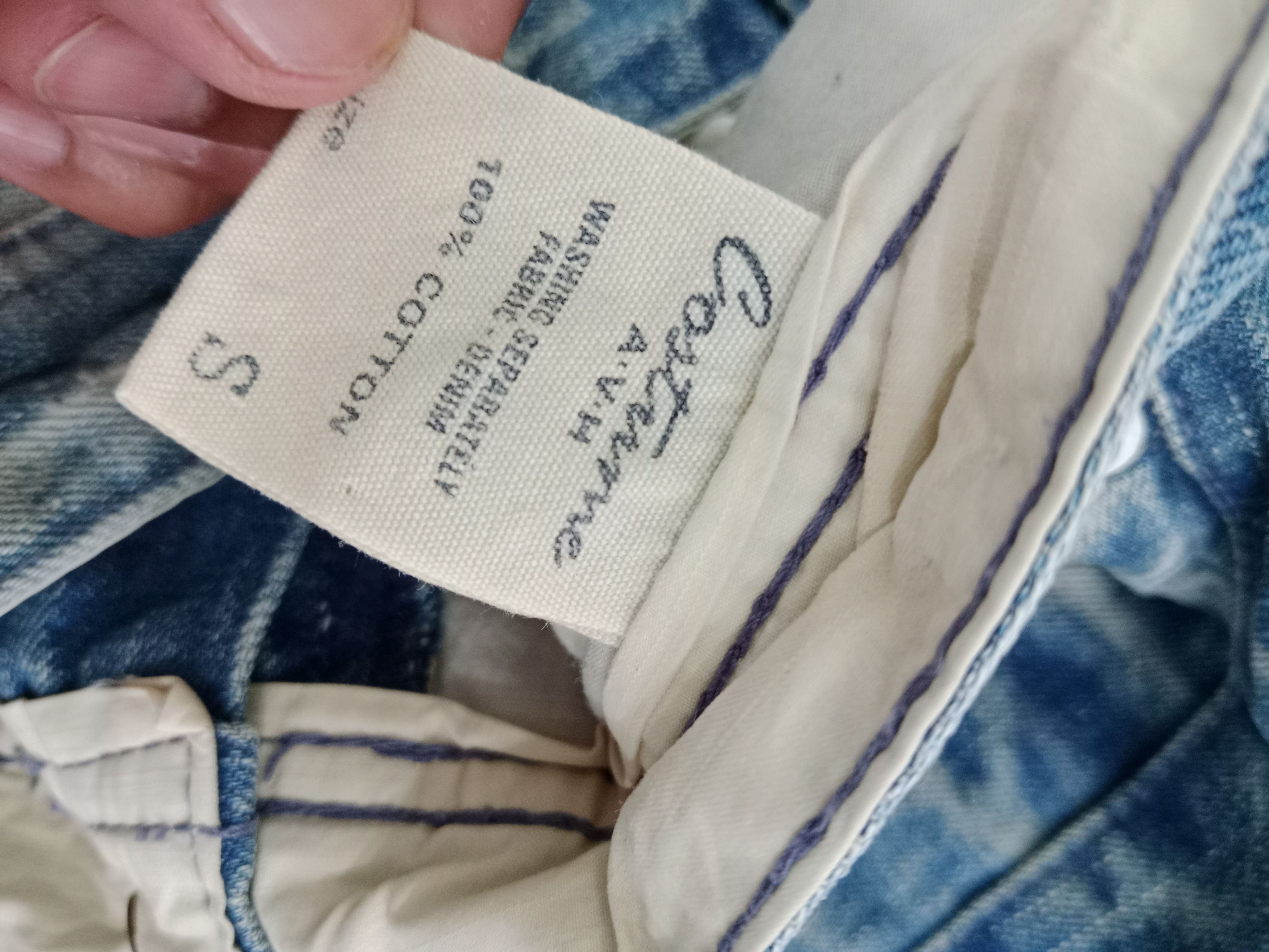 Japanese Brand Costume Distressed Jeans Blue Denim Korea Style Size US 31 - 11 Thumbnail