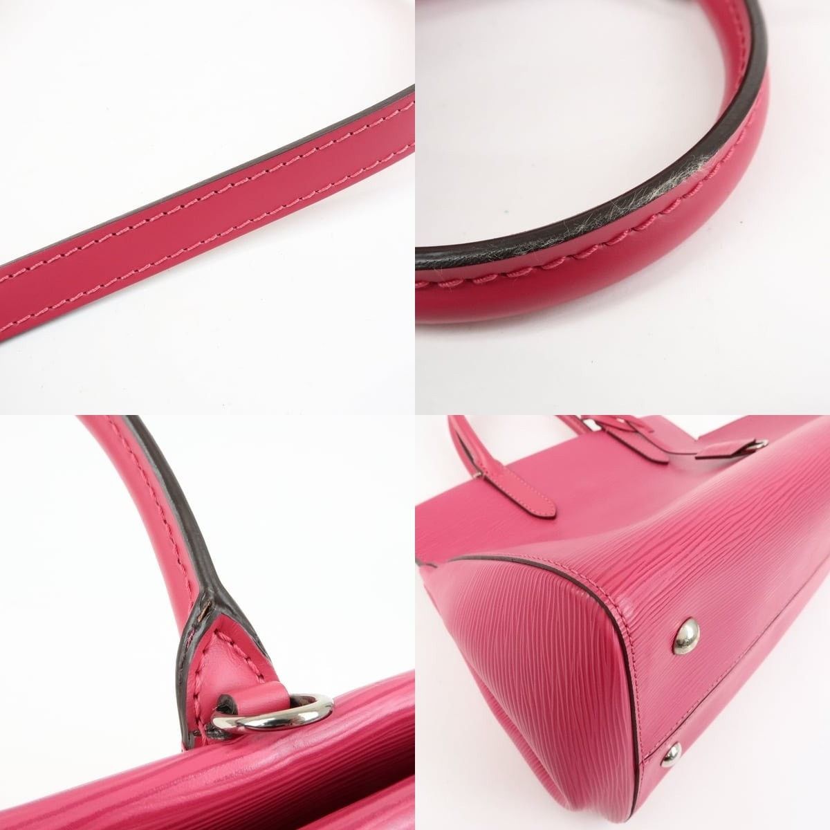Louis Vuitton Louis Vuitton Epi Marly BB Satchel Pink Size ONE SIZE - 4 Thumbnail