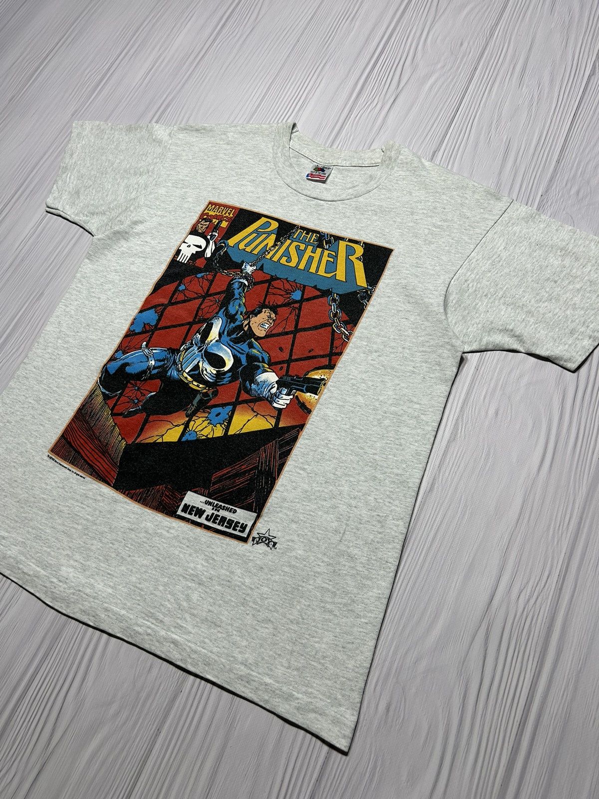 Marvel Comics RARE! 1993 Punisher Big Print Marvel Comics T-Shirt Size US L / EU 52-54 / 3 - 2 Thumbnail