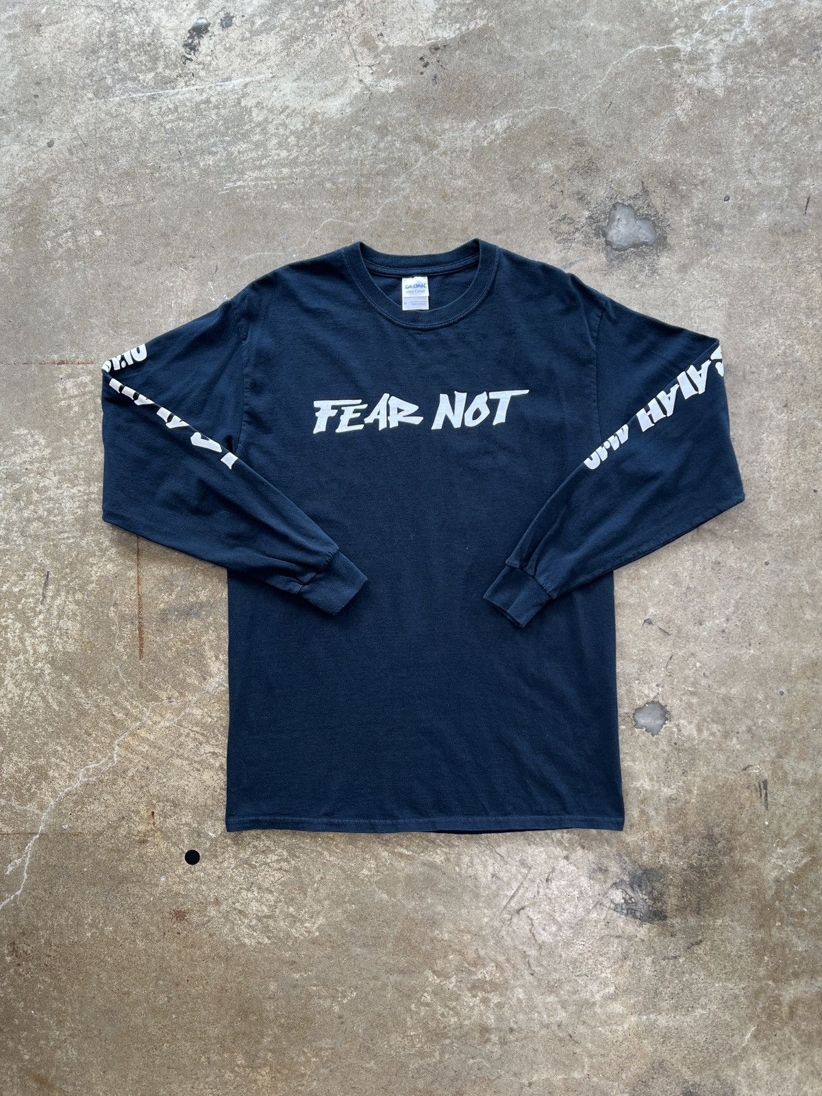 Vintage Vintage Jesus Isaiah No Fear Not Long Sleeve Tee Medium Size US M / EU 48-50 / 2 - 2 Thumbnail
