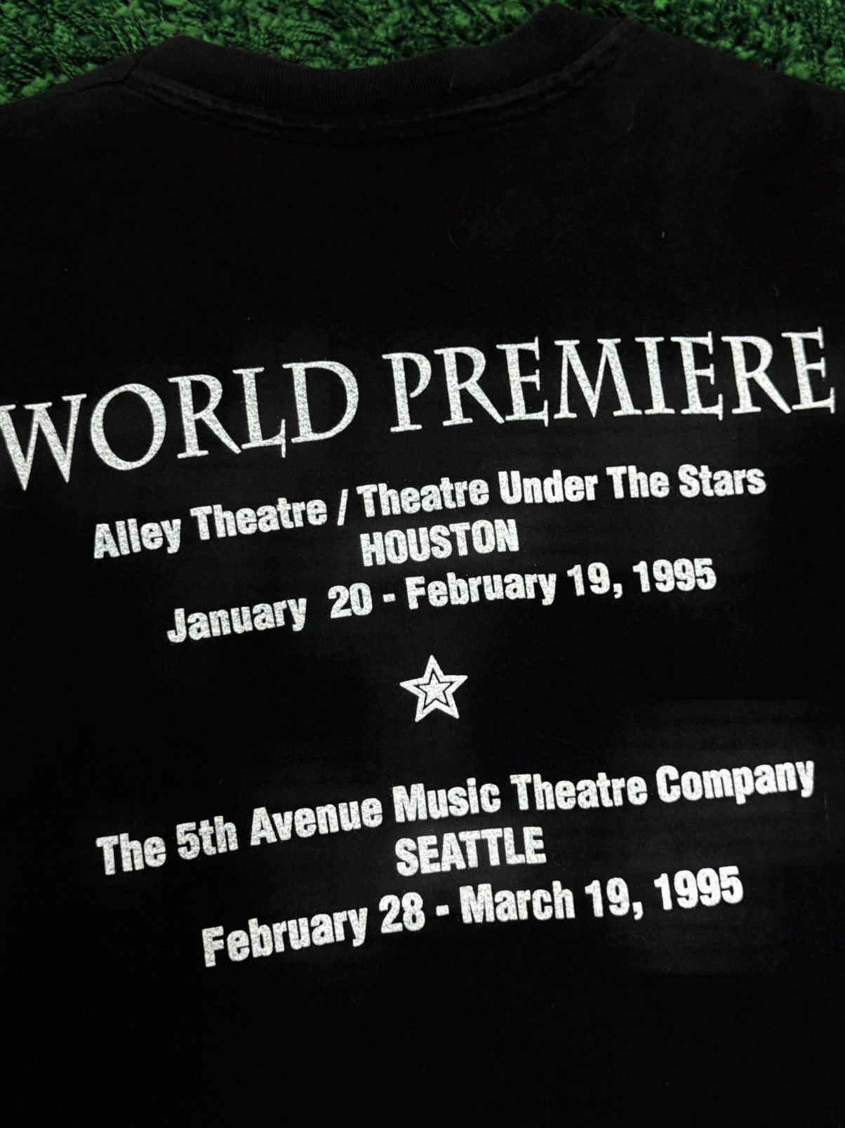 Hanes × Vintage 1995 Dr Jekyll Mr Hyde Theatre Houston Black HeavyWeight Tee Size US XL / EU 56 / 4 - 5 Thumbnail