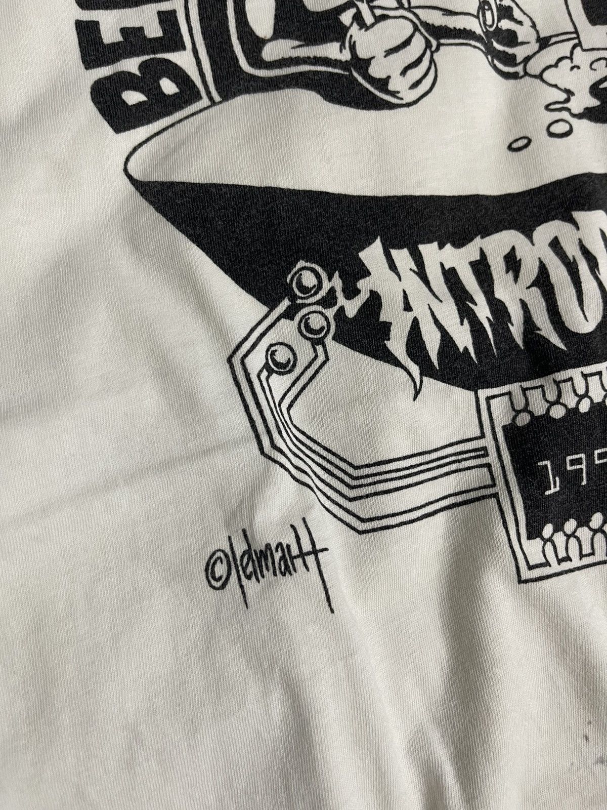 Vintage Vintage Oldmatt Art Tees Bedrijfskundige Informatica 1999 Size US XL / EU 56 / 4 - 4 Thumbnail