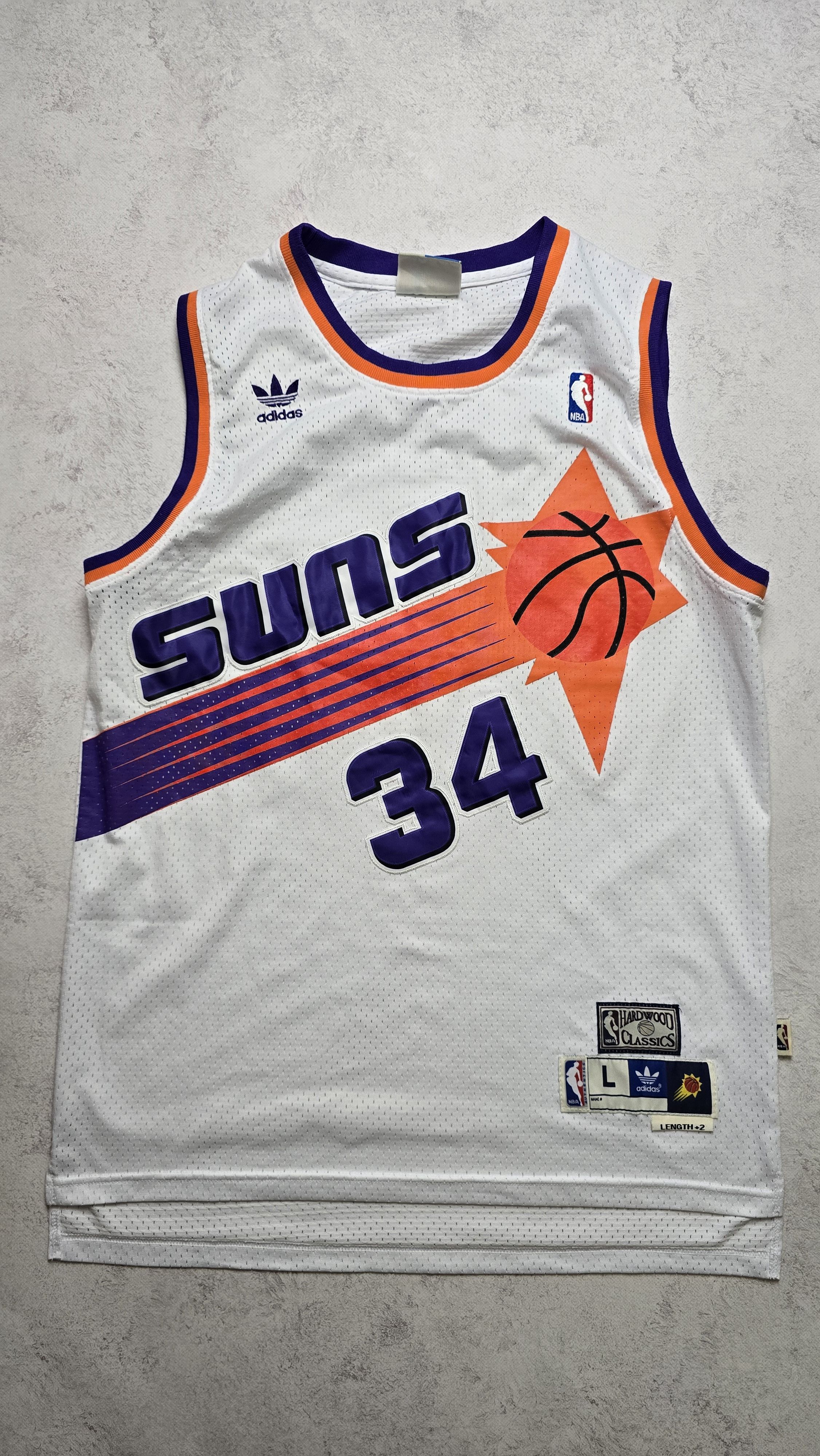 Adidas Phoenix Suns Charles Barkley #34 White Basketball Jersey Size US L / EU 52-54 / 3 - 1 Thumbnail