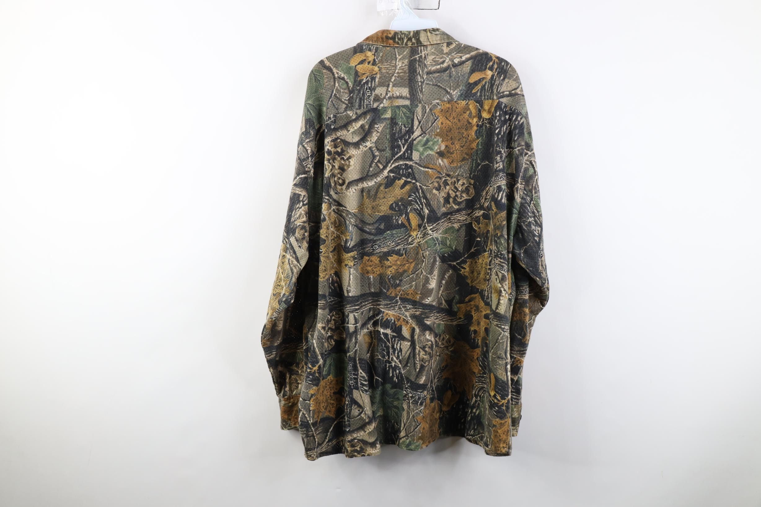 Cabelas Vintage Cabelas Mesh Hunting Collared Button Shirt Size US XL / EU 56 / 4 - 10 Thumbnail