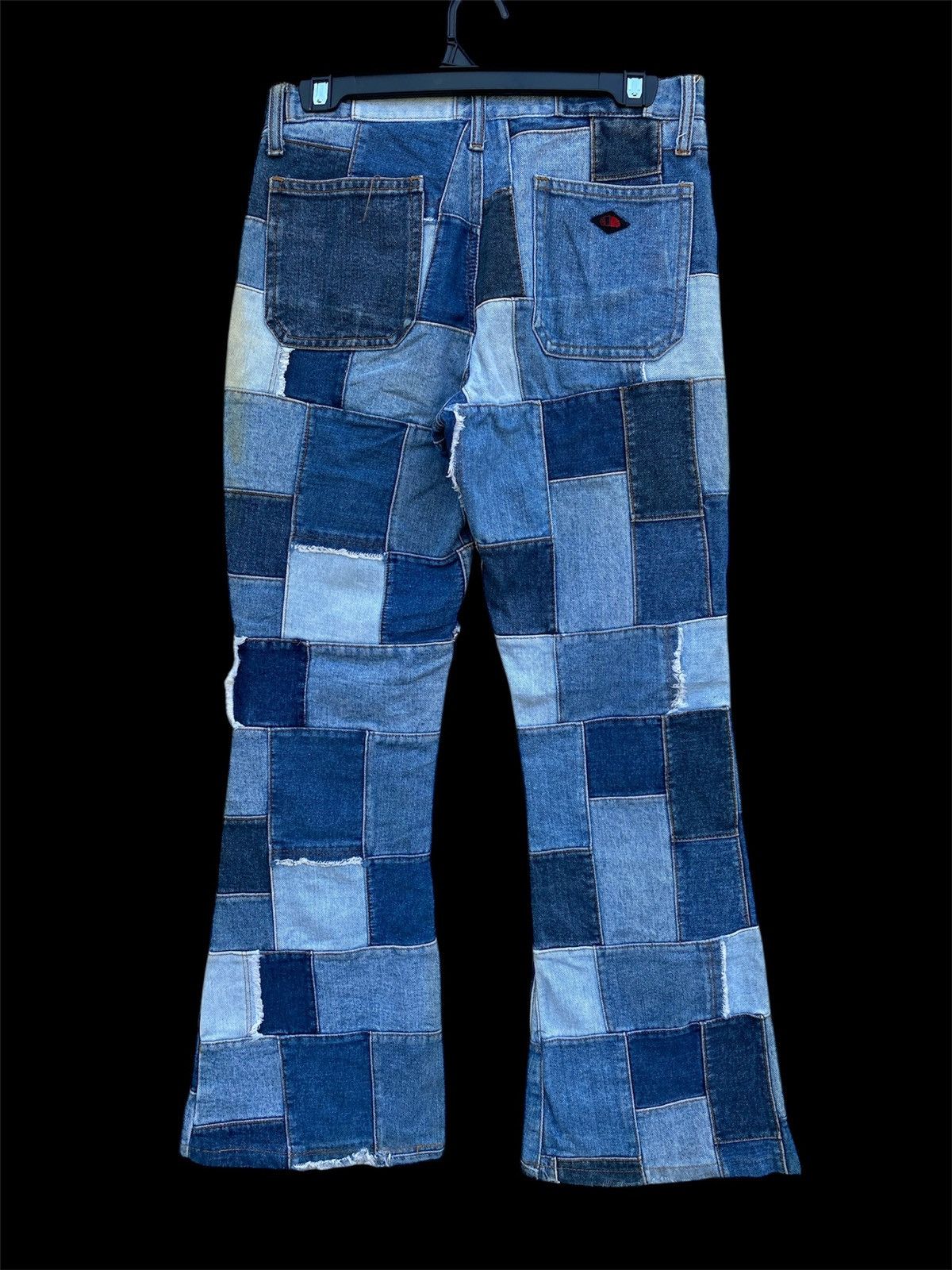 Japanese Brand × Vintage Flare Jeans Patchwork Americanino Denim Size US 29 - 5 Thumbnail