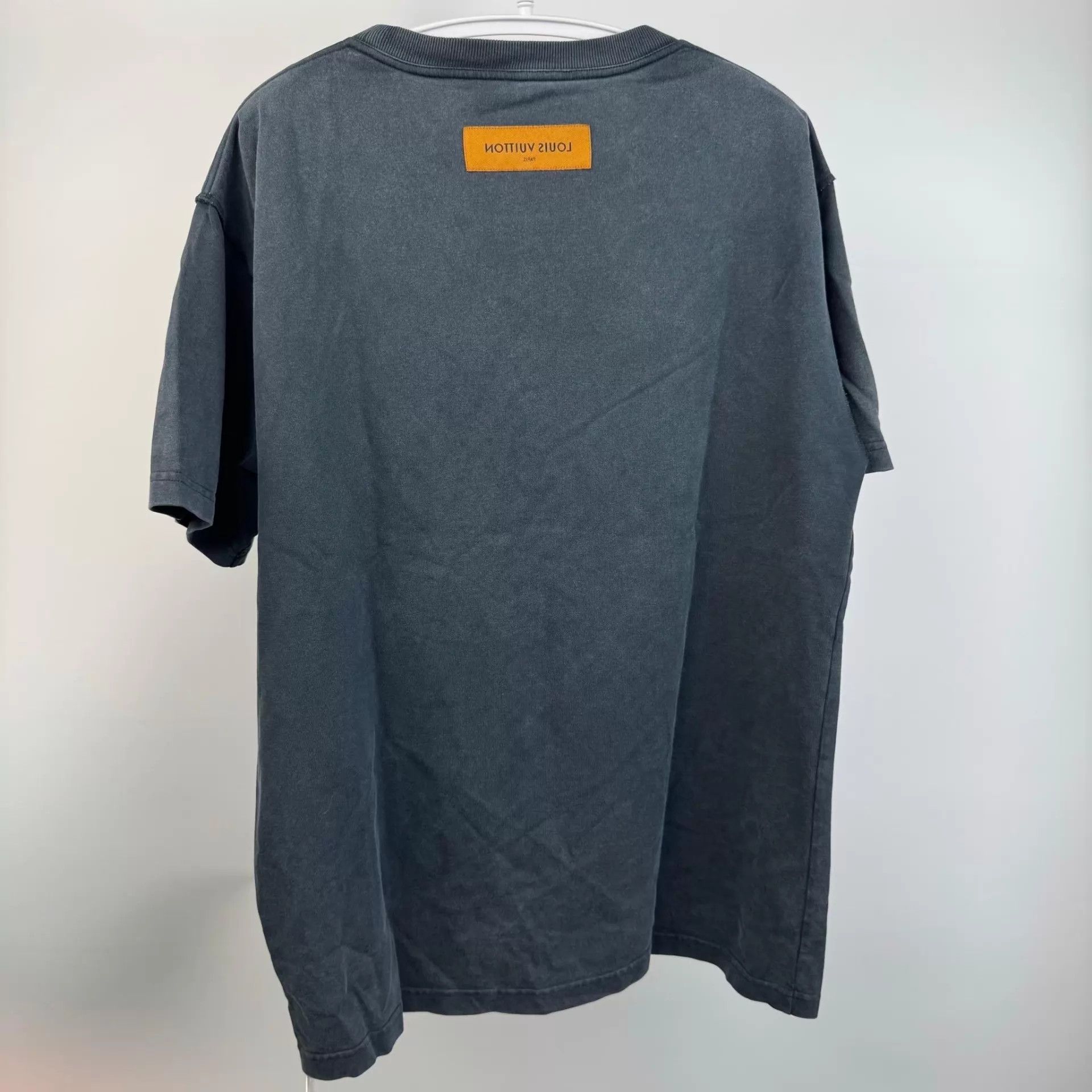 Louis Vuitton LV Cotton Short Sleeve Tee L Black & Gray 21 Size US L / EU 52-54 / 3 - 2 Thumbnail