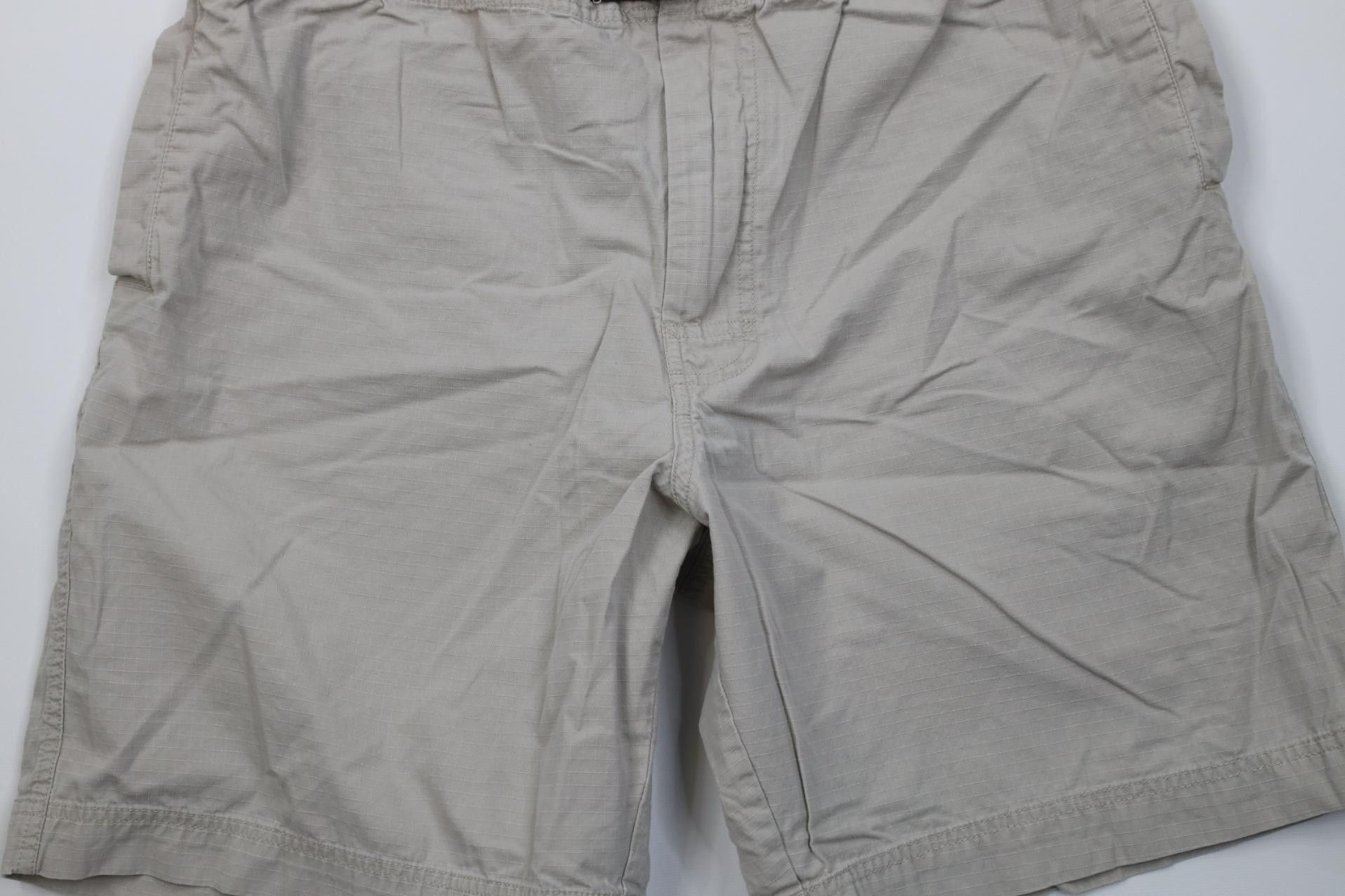Gap Vintage Y2K 2001 Gap Belted Ripstop Above Knee Shorts Beige Size US 34 / EU 50 - 3 Thumbnail