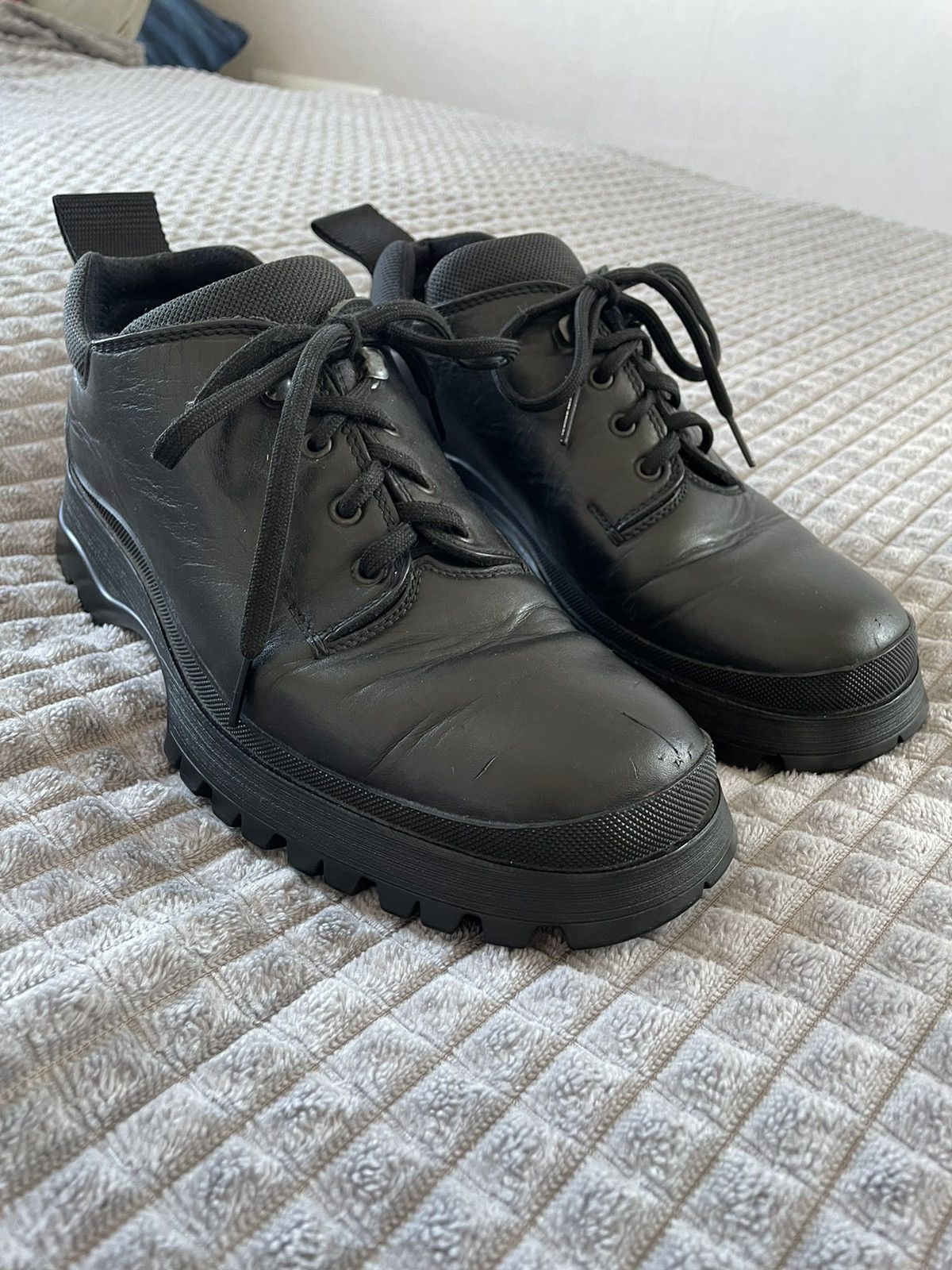 Prada Prada Vintage Linea Rossa Brixxen Low Boots Size 5,5UK Size US 6.5 / EU 39-40 - 4 Thumbnail